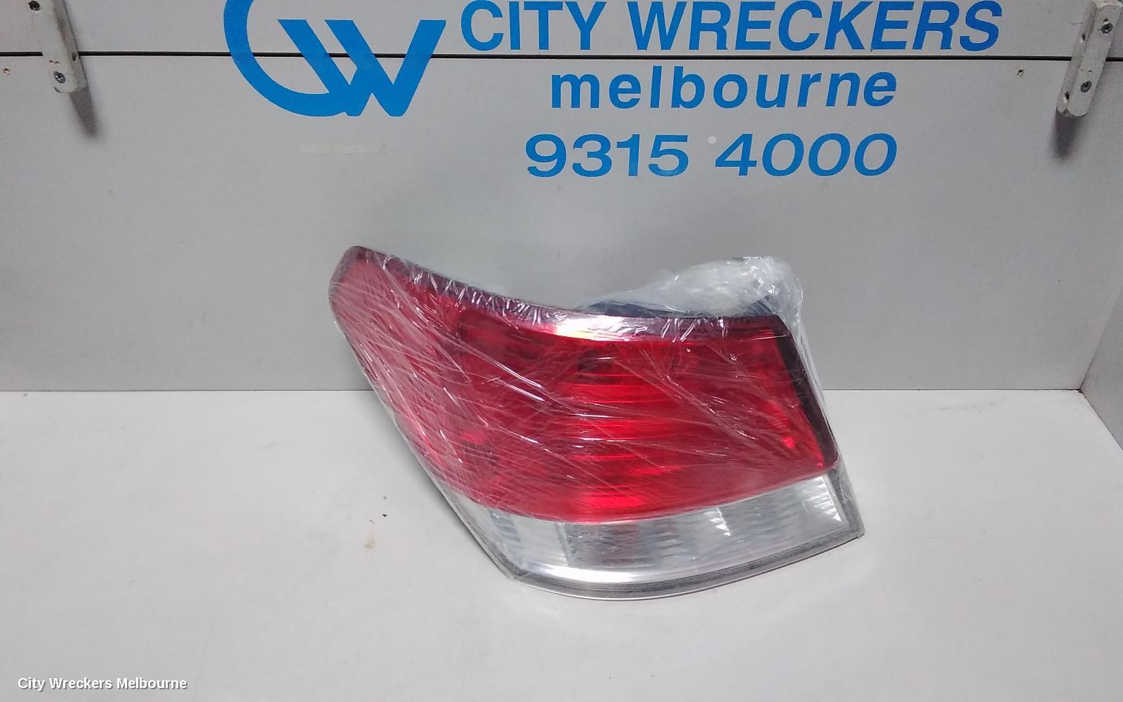 SUBARU LIBERTY LEFT TAILLIGHT, 5TH GEN, SEDAN, IN BODY, 07/2009 - 11/2014