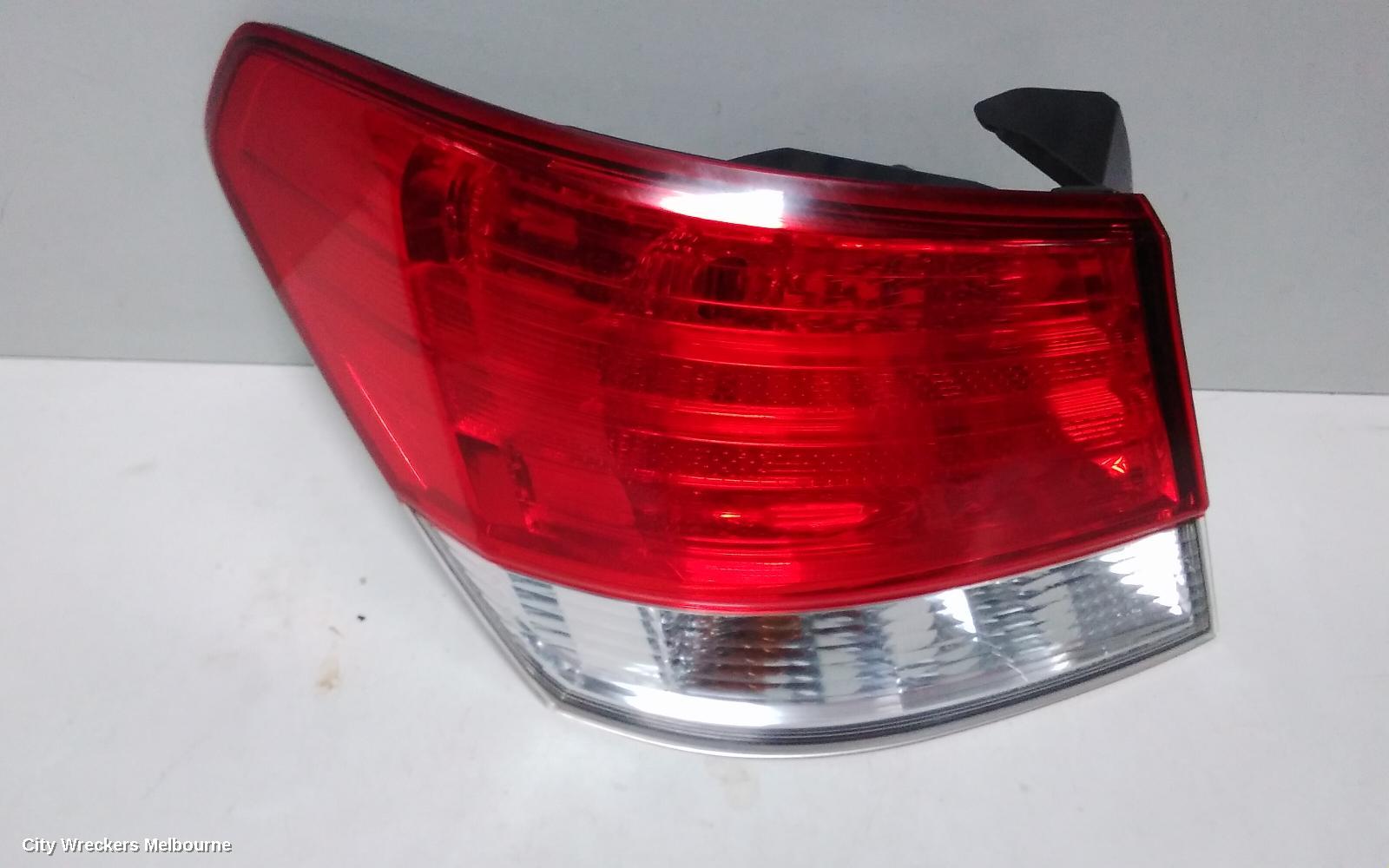 SUBARU LIBERTY LEFT TAILLIGHT, 5TH GEN, SEDAN, IN BODY, 07/2009 - 11/2014