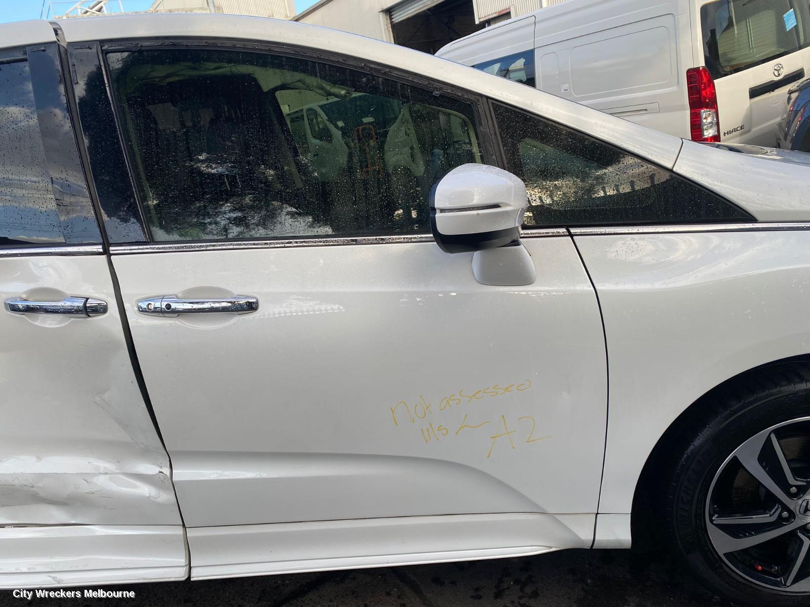 HONDA ODYSSEY LEFT FRONT DOOR, RC1, 02/2014 - 03/2022
