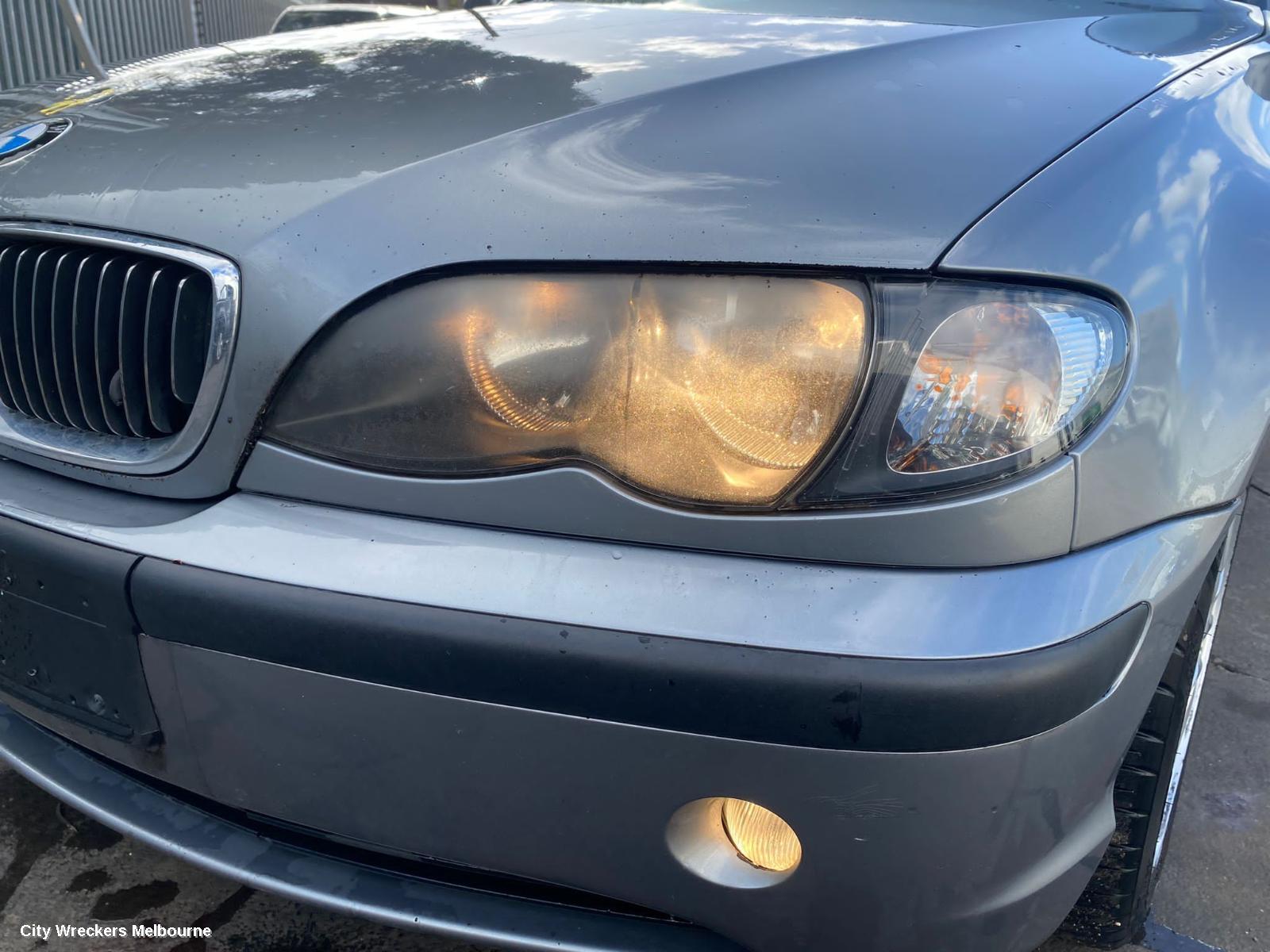 BMW 3 SERIES LEFT TAILLIGHT, E46, SEDAN, CLEAR FLASHER TYPE, 10/2001 - 01/2005