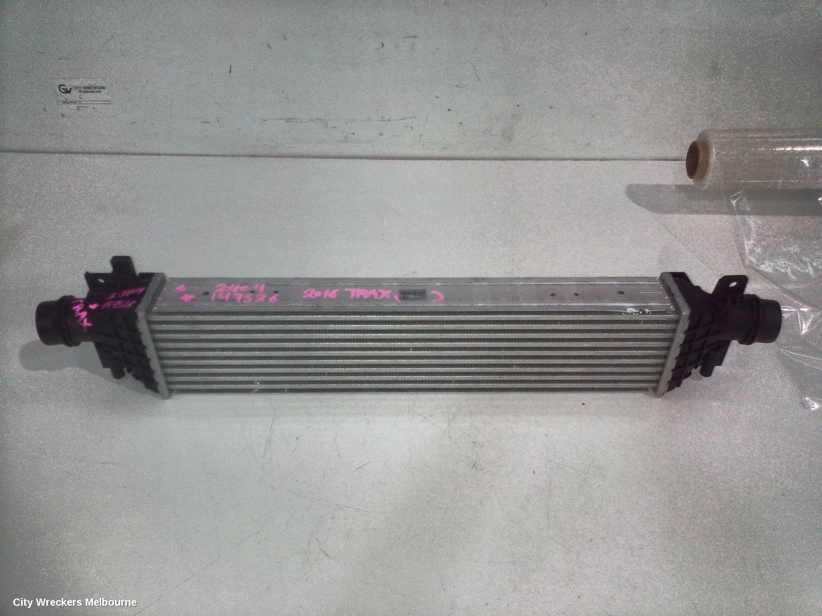 HOLDEN TRAX INTERCOOLER, PETROL, 1.4, TJ SERIES, 08/2014 - 12/2020