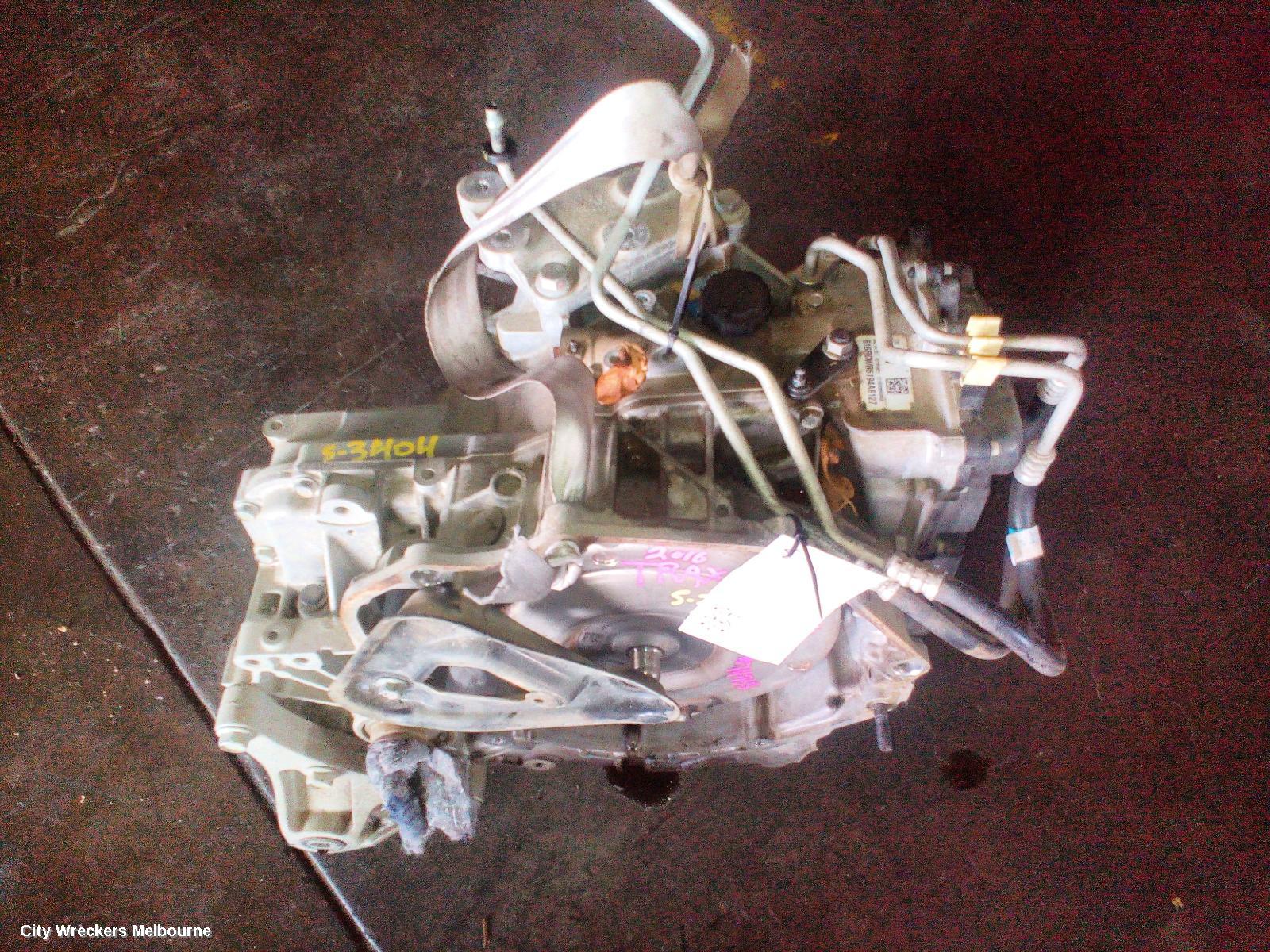 HOLDEN TRAX TRANS/GEARBOX, AUTO, PETROL, 1.4, TURBO, 6RCW TAG, TJ SERIES, 08/2014 - 09/2016