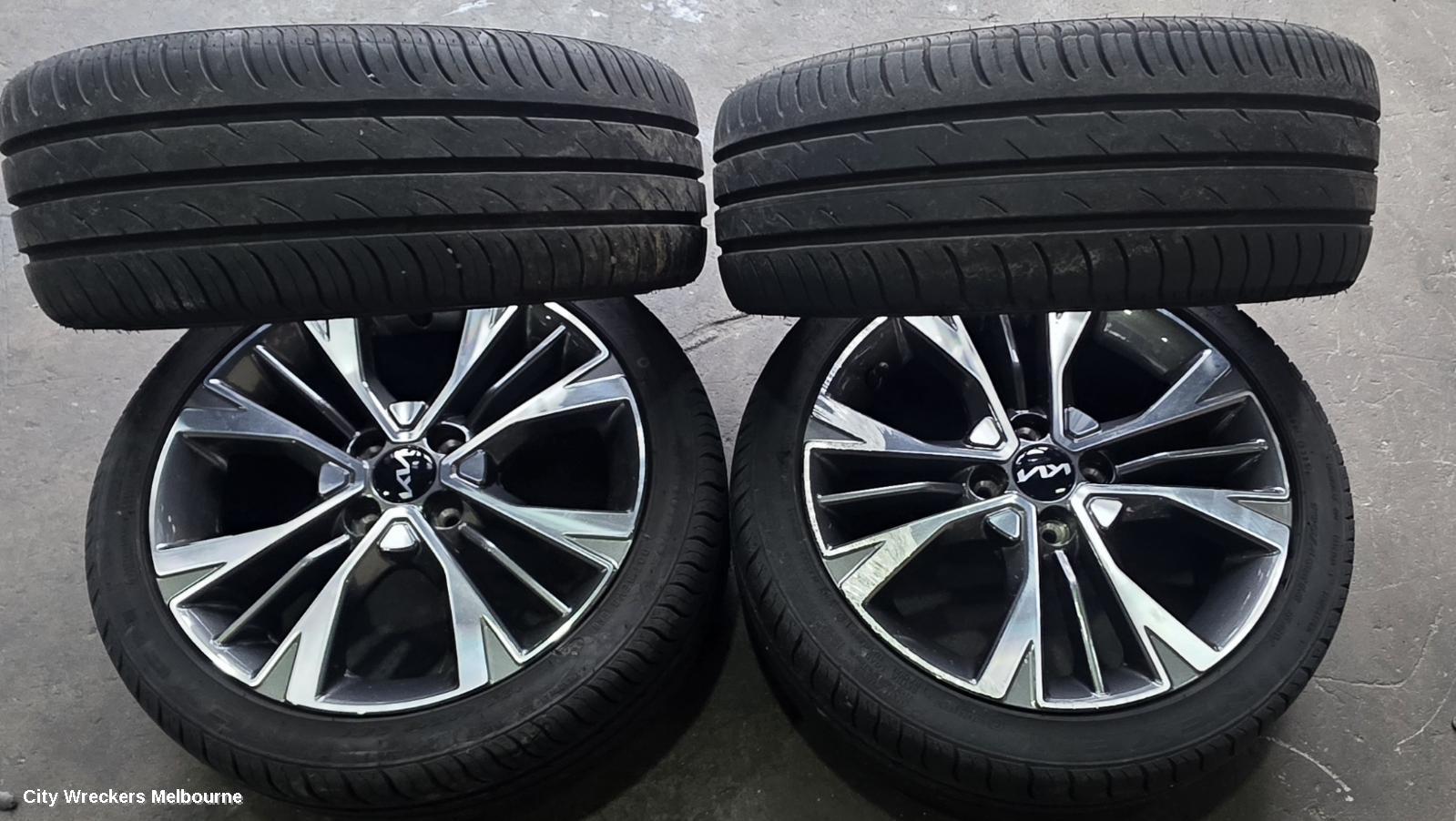 KIA PICANTO WHEEL MAG, FACTORY, 16X6.5IN, 4 V SPOKE, JA, 08/2020 - 07/2023