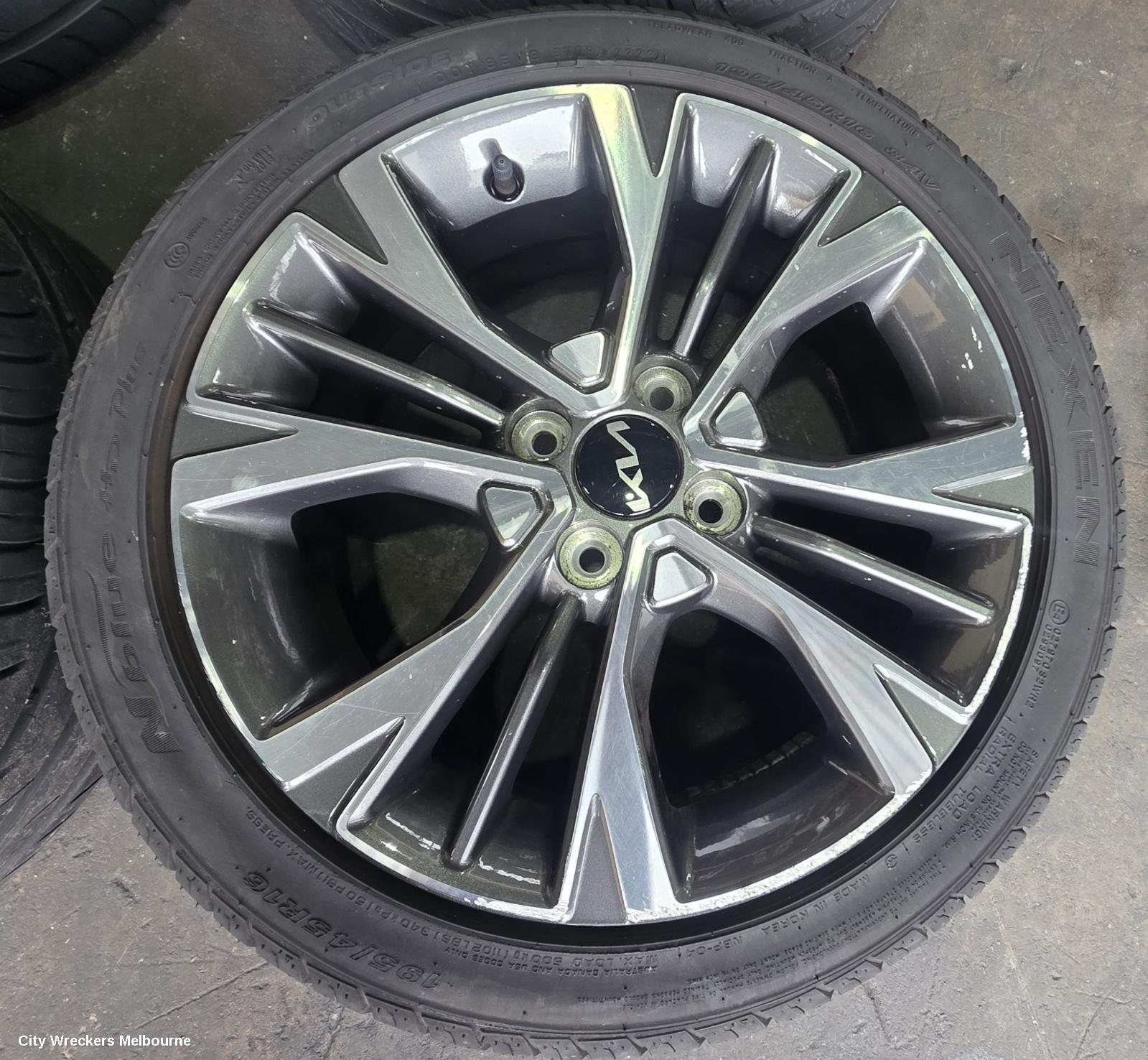 KIA PICANTO WHEEL MAG, FACTORY, 16X6.5IN, 4 V SPOKE, JA, 08/2020 - 07/2023