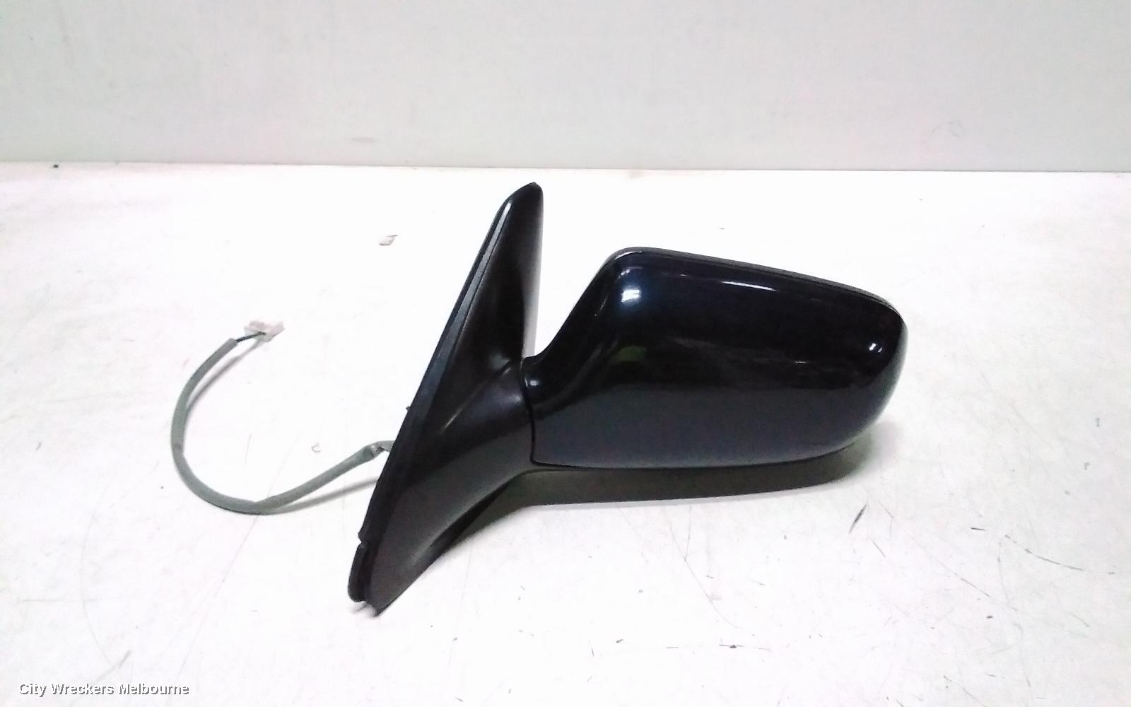 MAZDA 323 LEFT DOOR MIRROR, BA11 POWER-SMOOTH CASE 07/1994 - 11/1996
