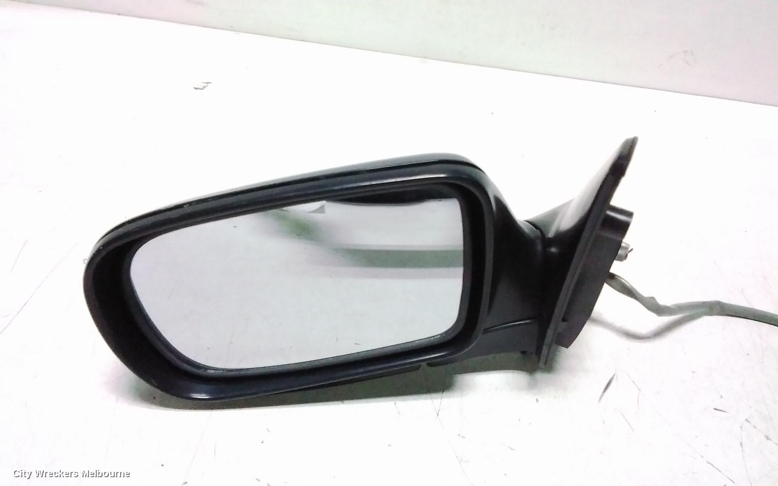 MAZDA 323 LEFT DOOR MIRROR, BA11 POWER-SMOOTH CASE 07/1994 - 11/1996