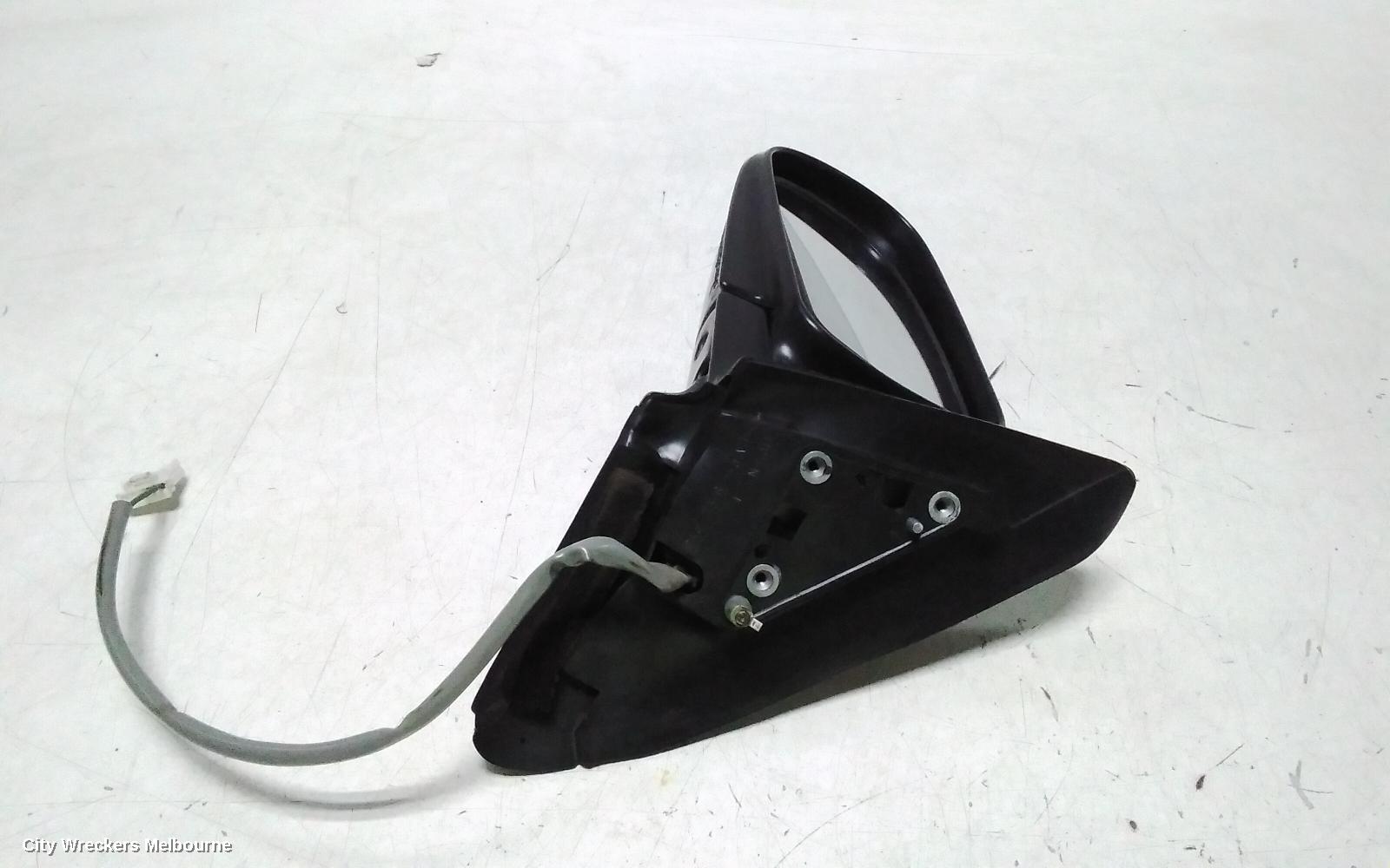 MAZDA 323 LEFT DOOR MIRROR, BA11 POWER-SMOOTH CASE 07/1994 - 11/1996