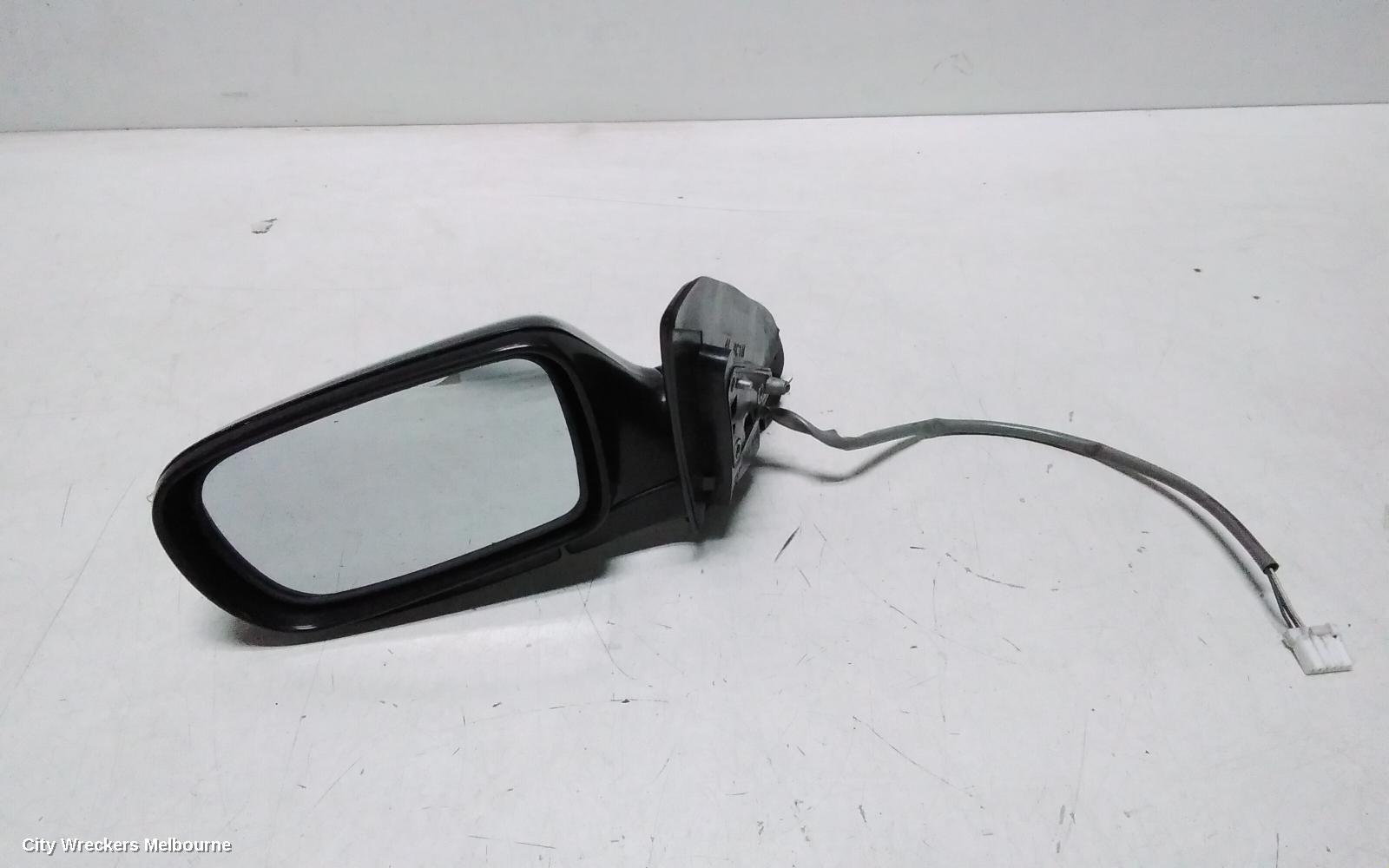 MAZDA 323 LEFT DOOR MIRROR, BA11 POWER-SMOOTH CASE 07/1994 - 11/1996