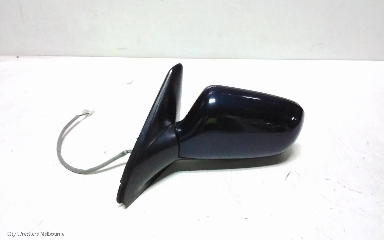 MAZDA 323 LEFT DOOR MIRROR, BA11 POWER-SMOOTH CASE 07/1994 - 11/1996