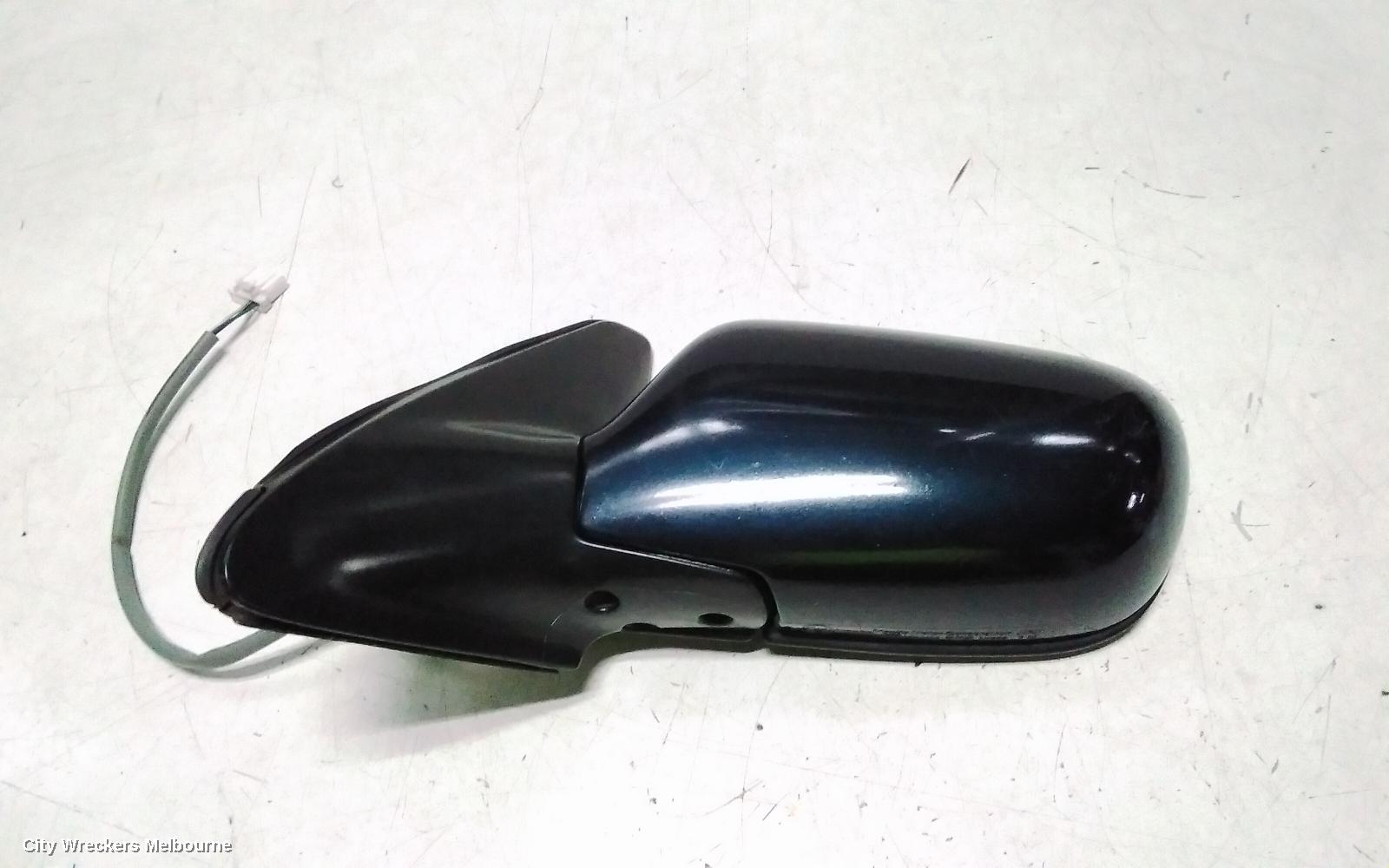 MAZDA 323 LEFT DOOR MIRROR, BA11 POWER-SMOOTH CASE 07/1994 - 11/1996