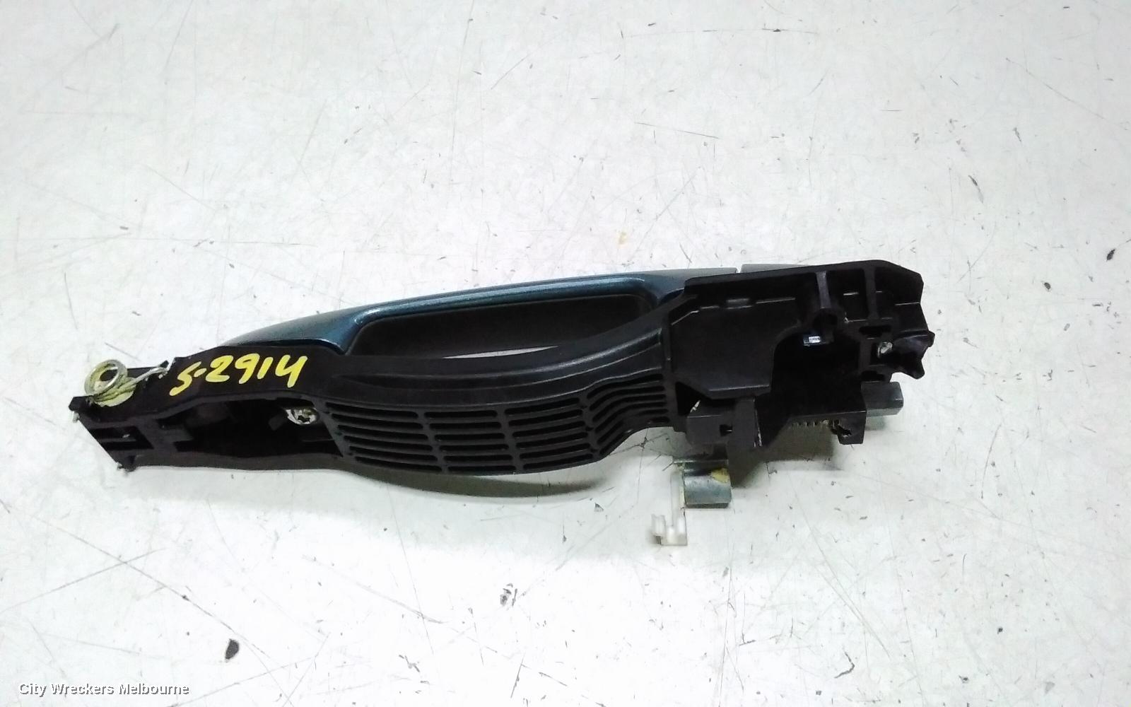MAZDA 3 DOOR HANDLE, OUTER, LH REAR, BM, HATCH, 06/2013 - 05/2016