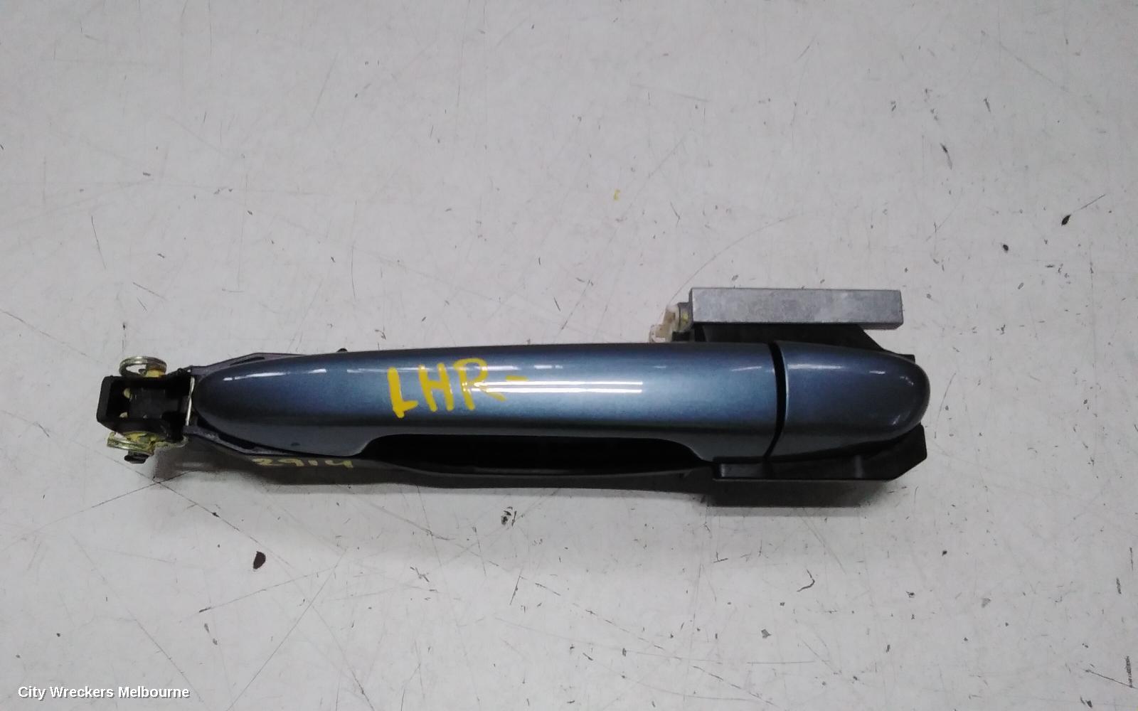 MAZDA 3 DOOR HANDLE, OUTER, LH REAR, BM, HATCH, 06/2013 - 05/2016