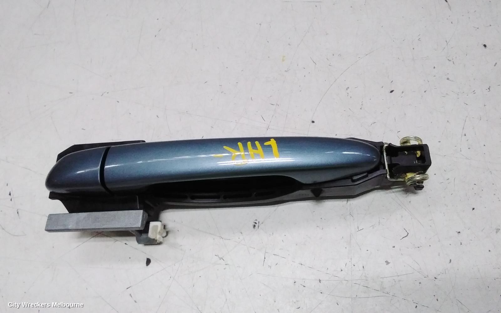 MAZDA 3 DOOR HANDLE, OUTER, LH REAR, BM, HATCH, 06/2013 - 05/2016