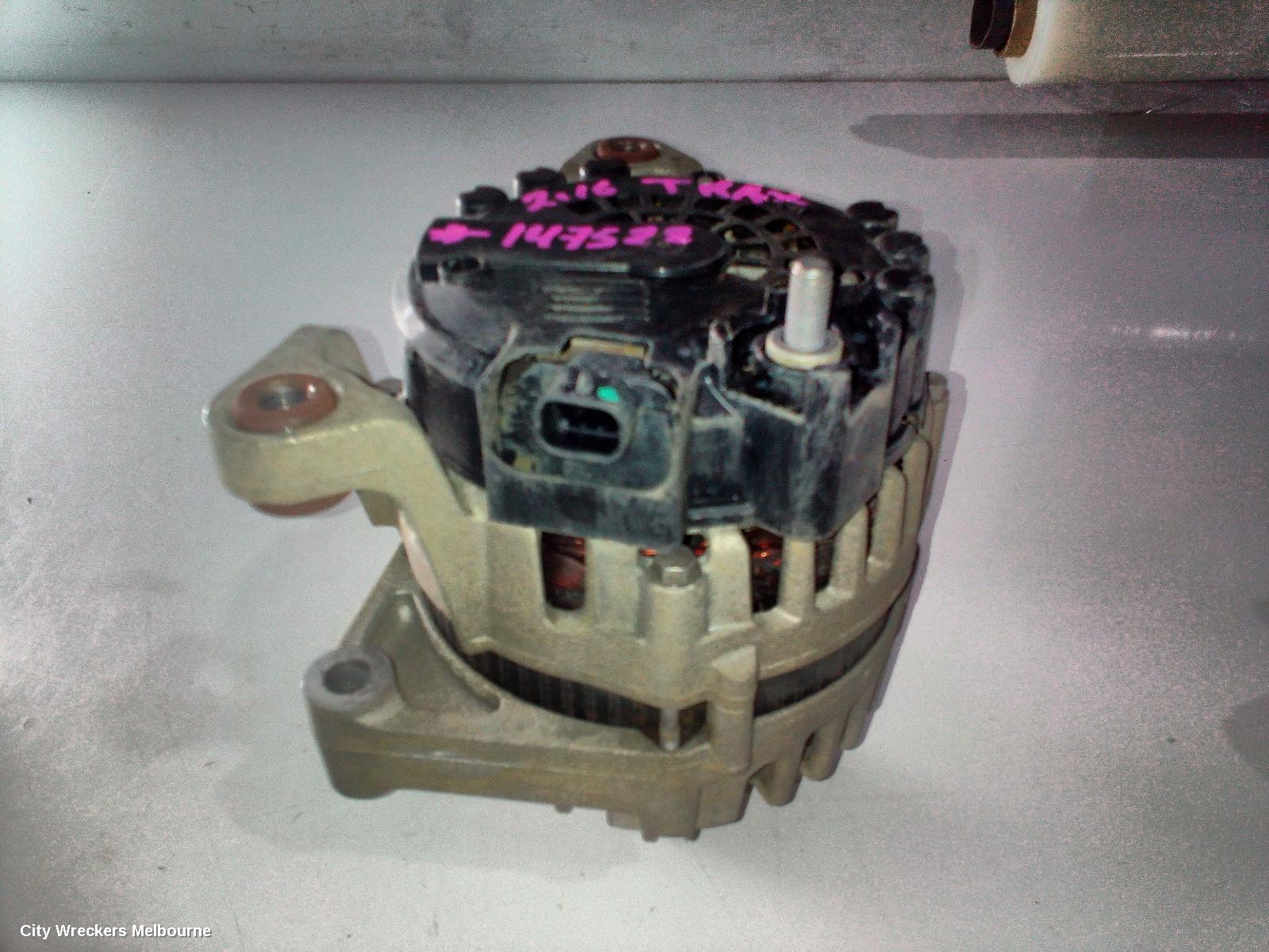 HOLDEN TRAX ALTERNATOR, PETROL, 1.4, AUTO T/M, TJ SERIES, 08/2014 - 12/2020