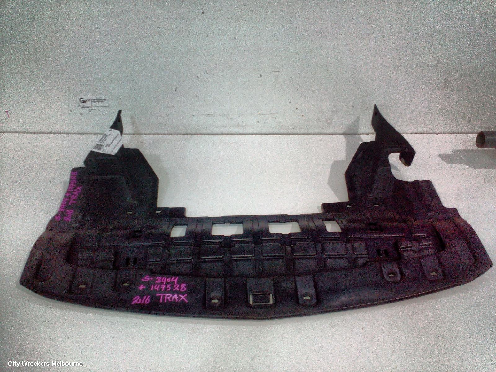 HOLDEN TRAX LOWER ENGINE SPLASH TRAY, TJ SERIES, MAIN ENGINE UNDERTRAY, 08/2013 - 12/2020