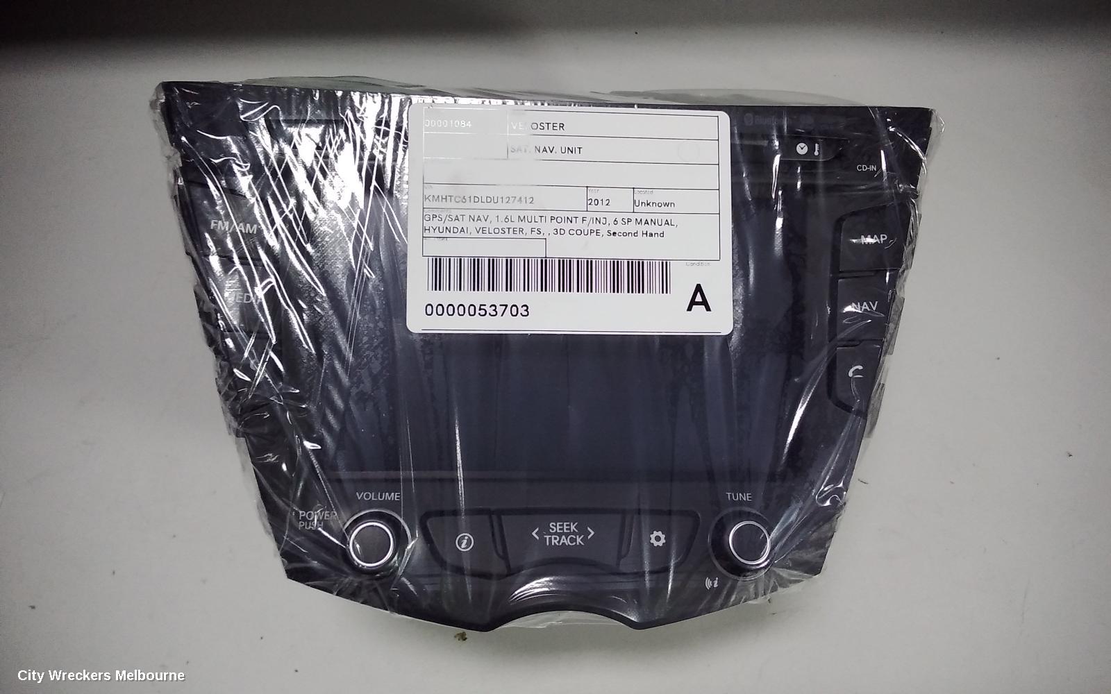 HYUNDAI VELOSTER SAT. NAV. UNIT