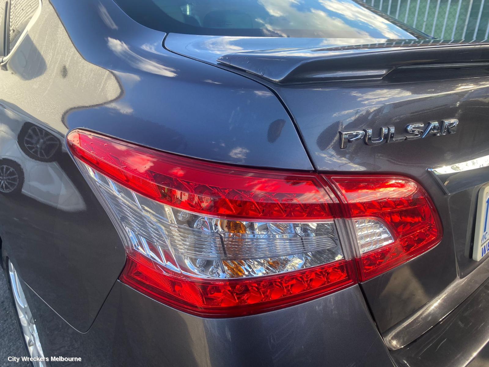 NISSAN PULSAR BOOTLID/TAILGATE, BOOTLID, B17, SPOILERED, W/ CAMERA TYPE, 12/2012 - 12/2017