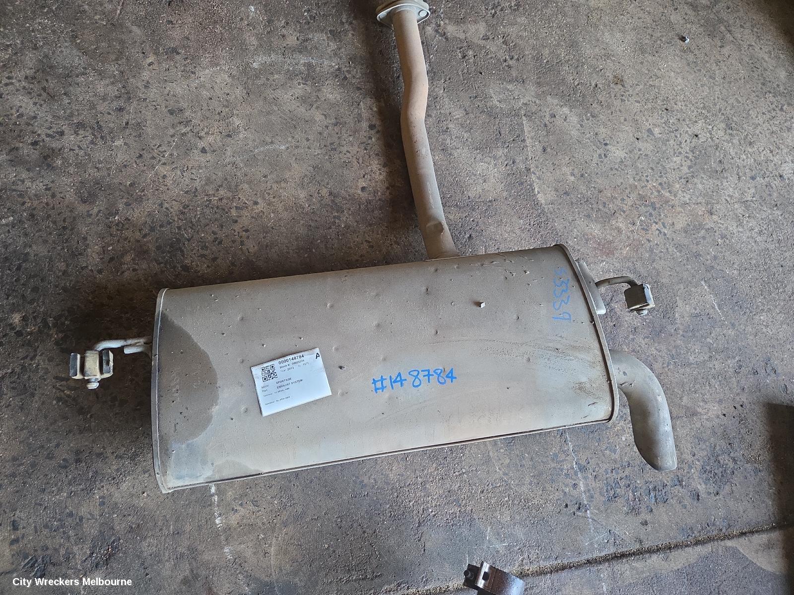 KIA SPORTAGE EXHAUST SYSTEM, SL, 07/2010 - 10/2015