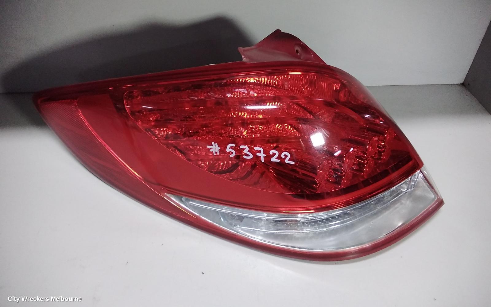 HYUNDAI VELOSTER LEFT TAILLIGHT, IN BODY, FS, LED TYPE, 12/2011 - 02/2018