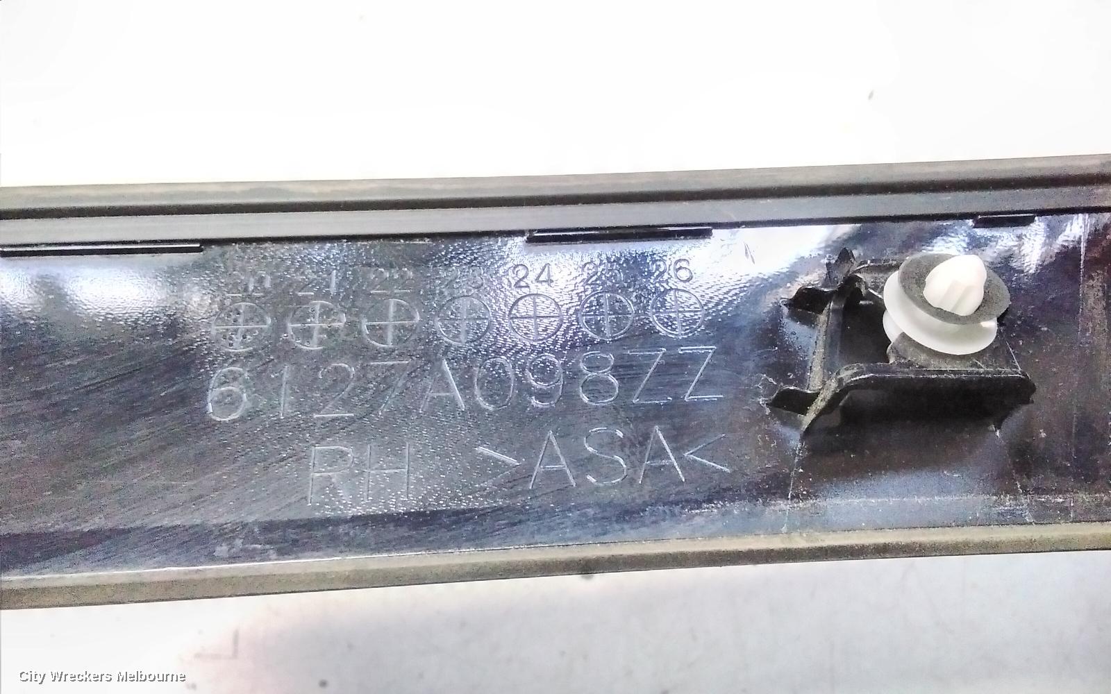 MITSUBISHI OUTLANDER, ZM, 08/2021 ONWARDS, QUARTER PANEL OUTSIDE PLASTIC  RH: 147627