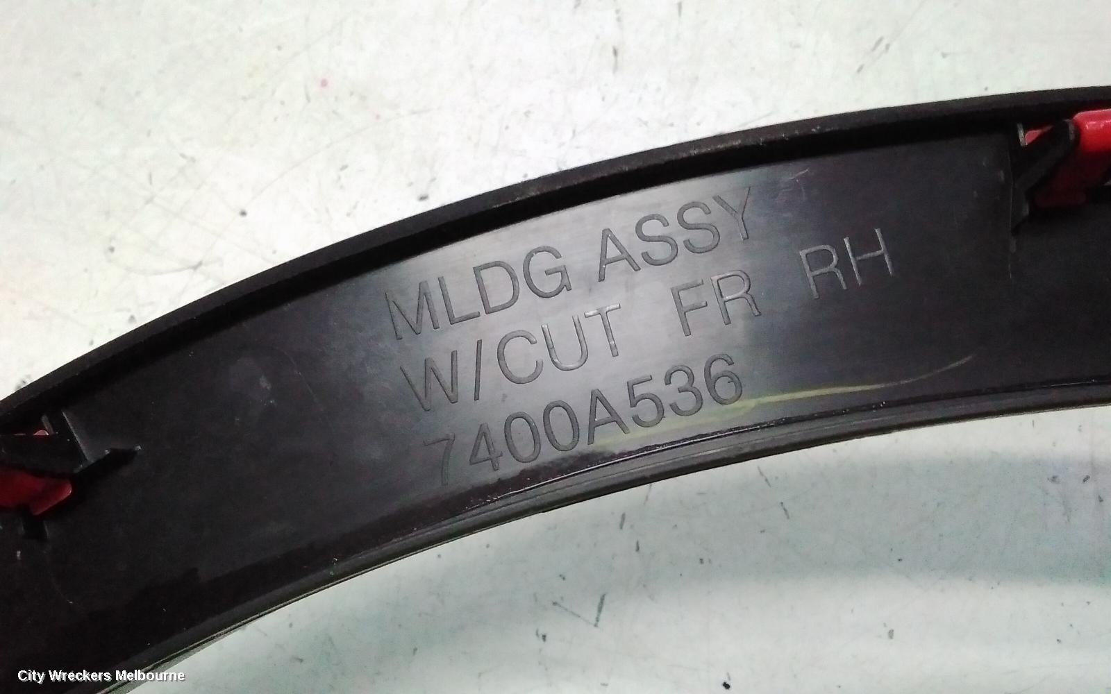 MITSUBISHI OUTLANDER WHEEL ARCH FLARE, ZM, RH FRONT, 08/2021 ONWARDS