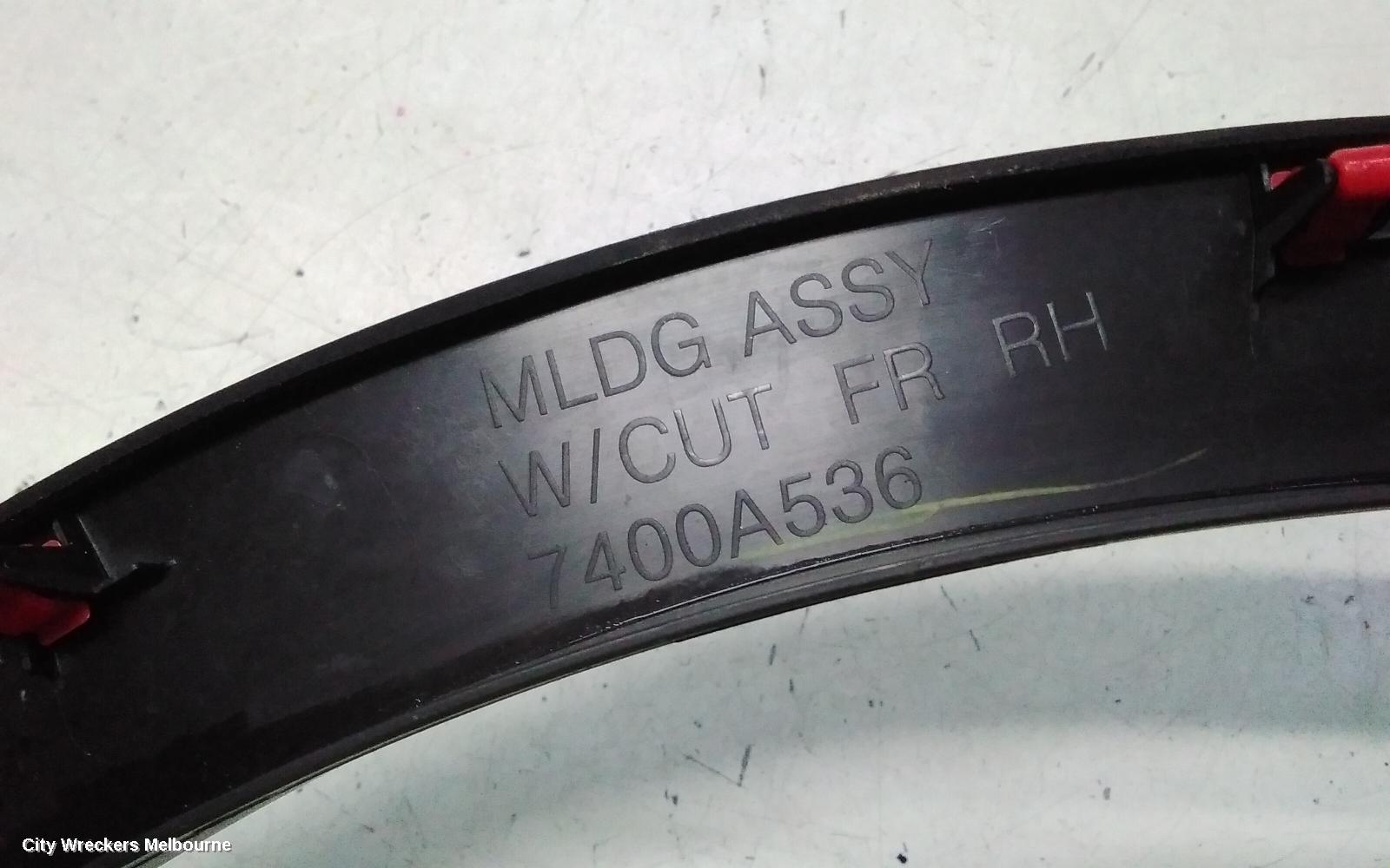 MITSUBISHI OUTLANDER WHEEL ARCH FLARE, ZM, RH FRONT, 08/2021 ONWARDS