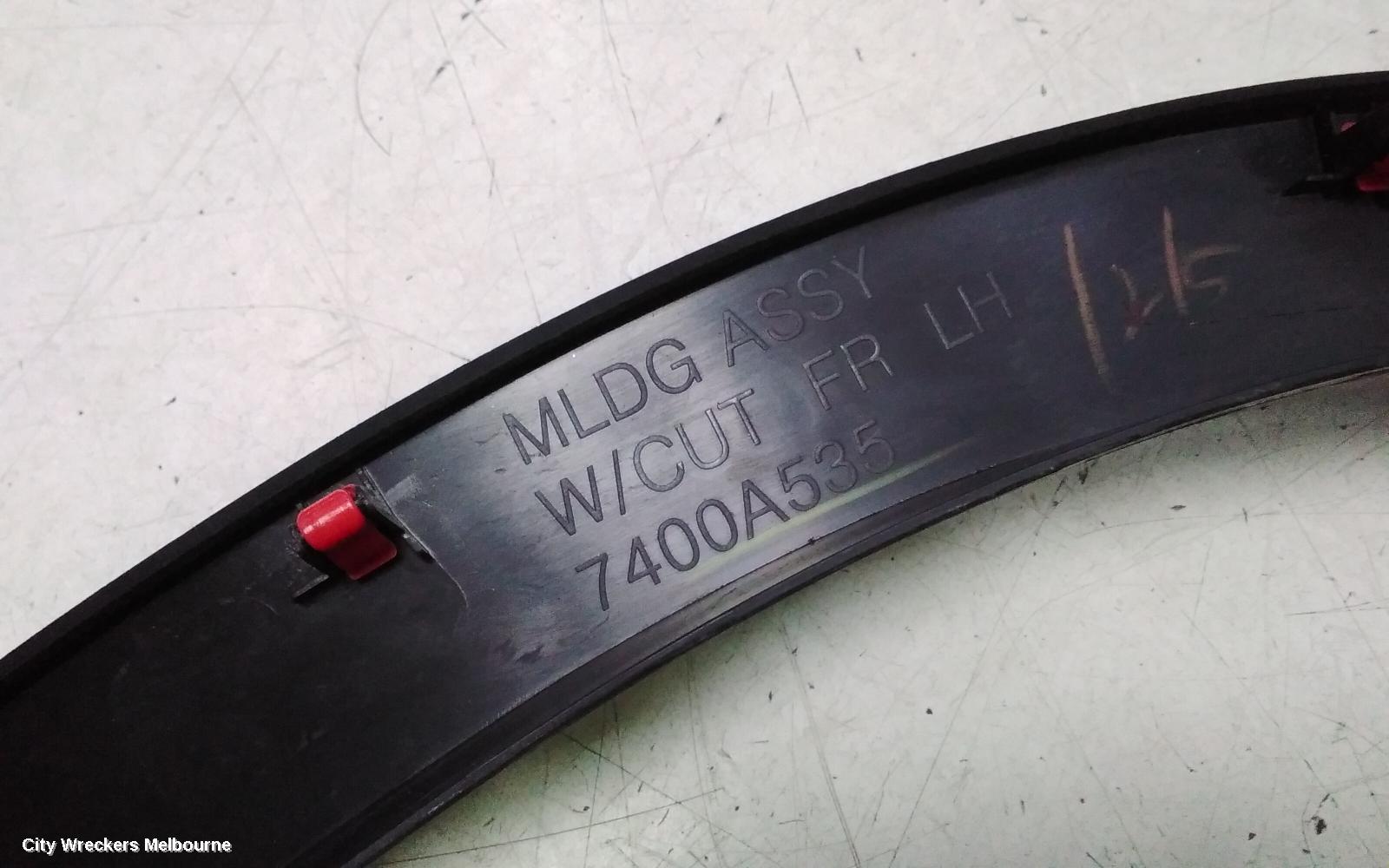 MITSUBISHI OUTLANDER WHEEL ARCH FLARE, ZM, LH FRONT, 08/2021 ONWARDS