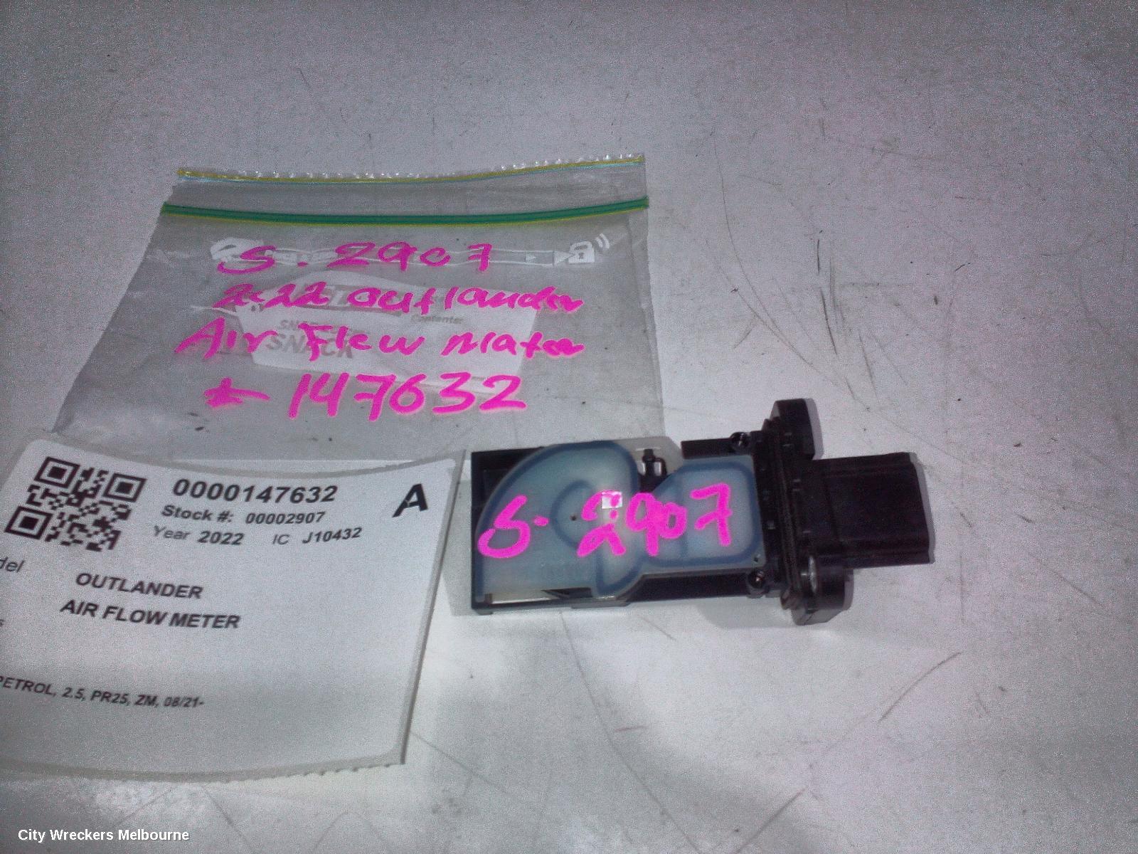 MITSUBISHI OUTLANDER AIR FLOW METER, PETROL, 2.5, PR25, ZM, 08/2021 ONWARDS