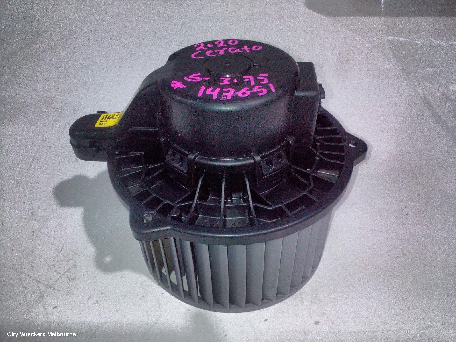 KIA CERATO HEATER FAN MOTOR, BD, 04/2018 - 09/2024