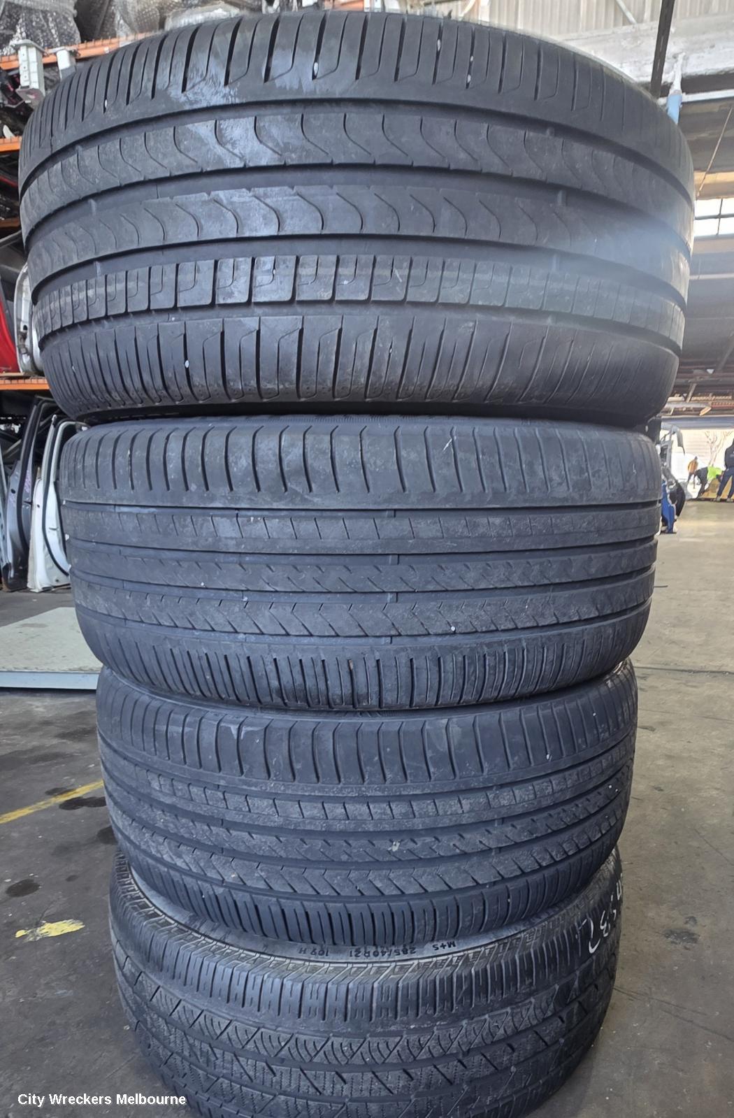 AUDI Q7 WHEEL MAG, 4M, FACTORY, 21X9.5IN, 5 TWIN SPOKE, SILVER, 07/2015 - 03/2020