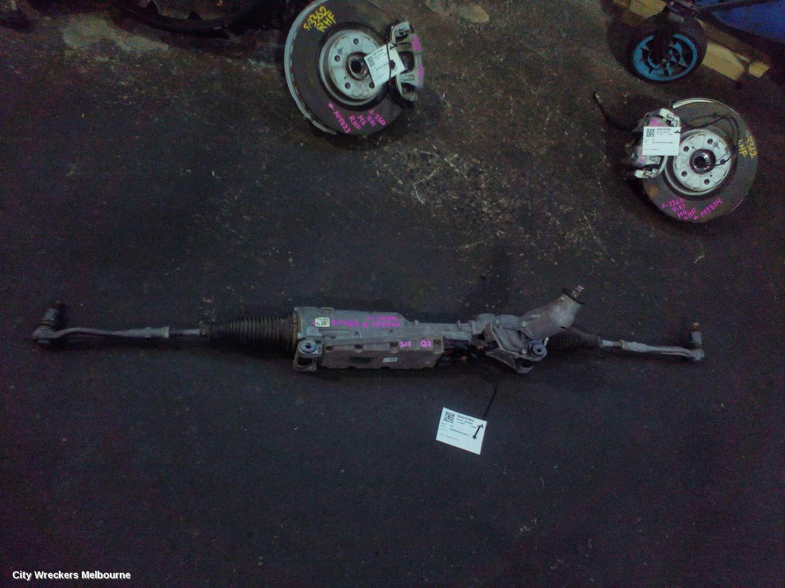 AUDI Q7 STEERING BOX/RACK, 4M, DIESEL, 3.0, 07/2015 ONWARDS