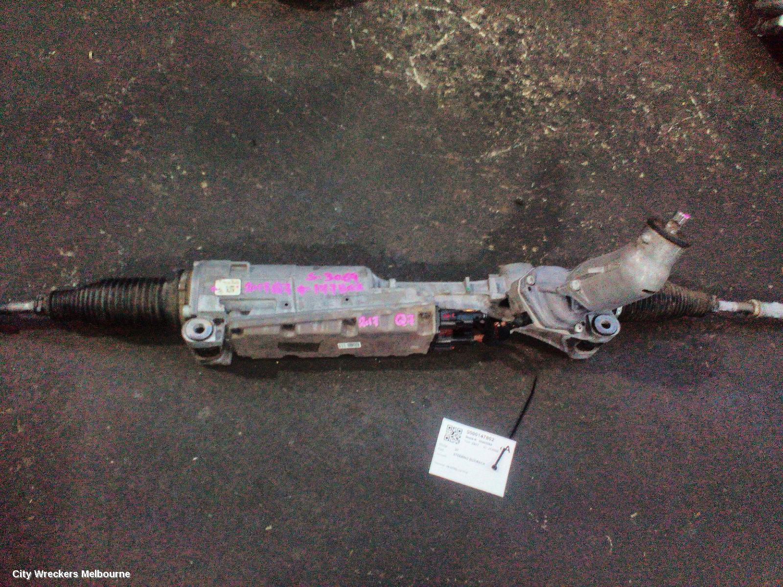 AUDI Q7 STEERING BOX/RACK, 4M, DIESEL, 3.0, 07/2015 ONWARDS