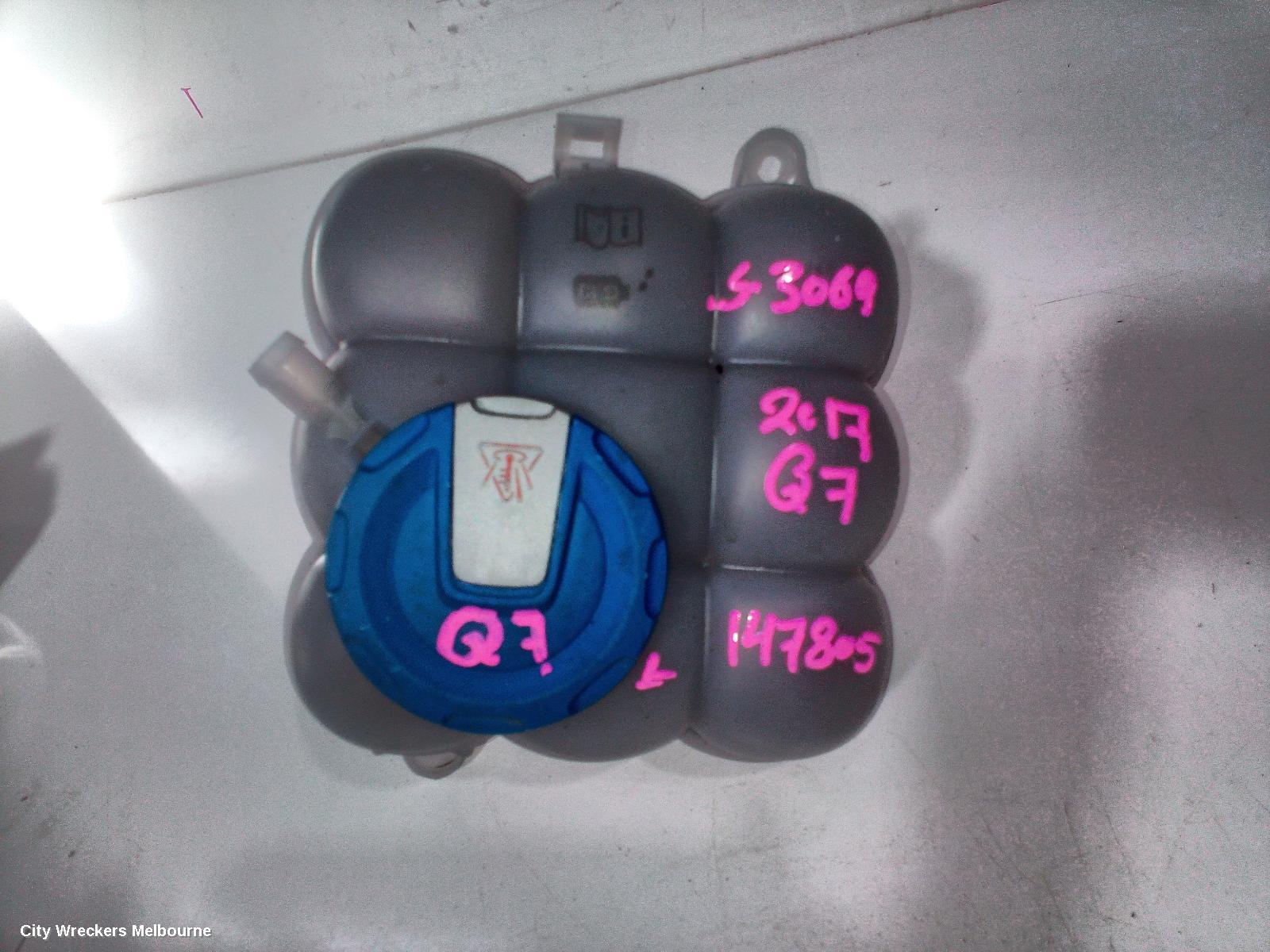 AUDI Q7 OVERFLOW BOTTLE, 4M, 07/2015 ONWARDS