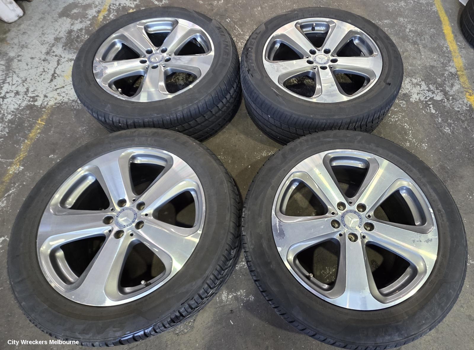 MERCEDES GLC CLASS WHEEL MAG, FACTORY, 19X8.0IN, 5 SPOKE, X253, 09/2015 - 08/2019
