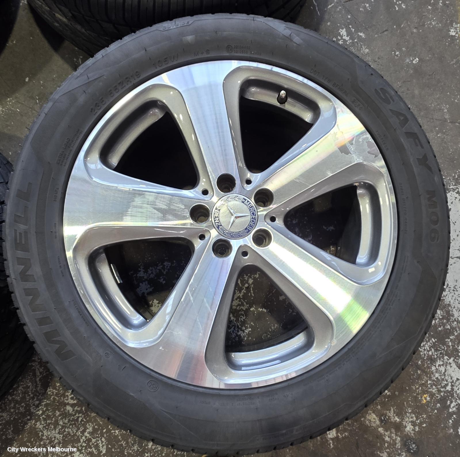 MERCEDES GLC CLASS WHEEL MAG, FACTORY, 19X8.0IN, 5 SPOKE, X253, 09/2015 - 08/2019