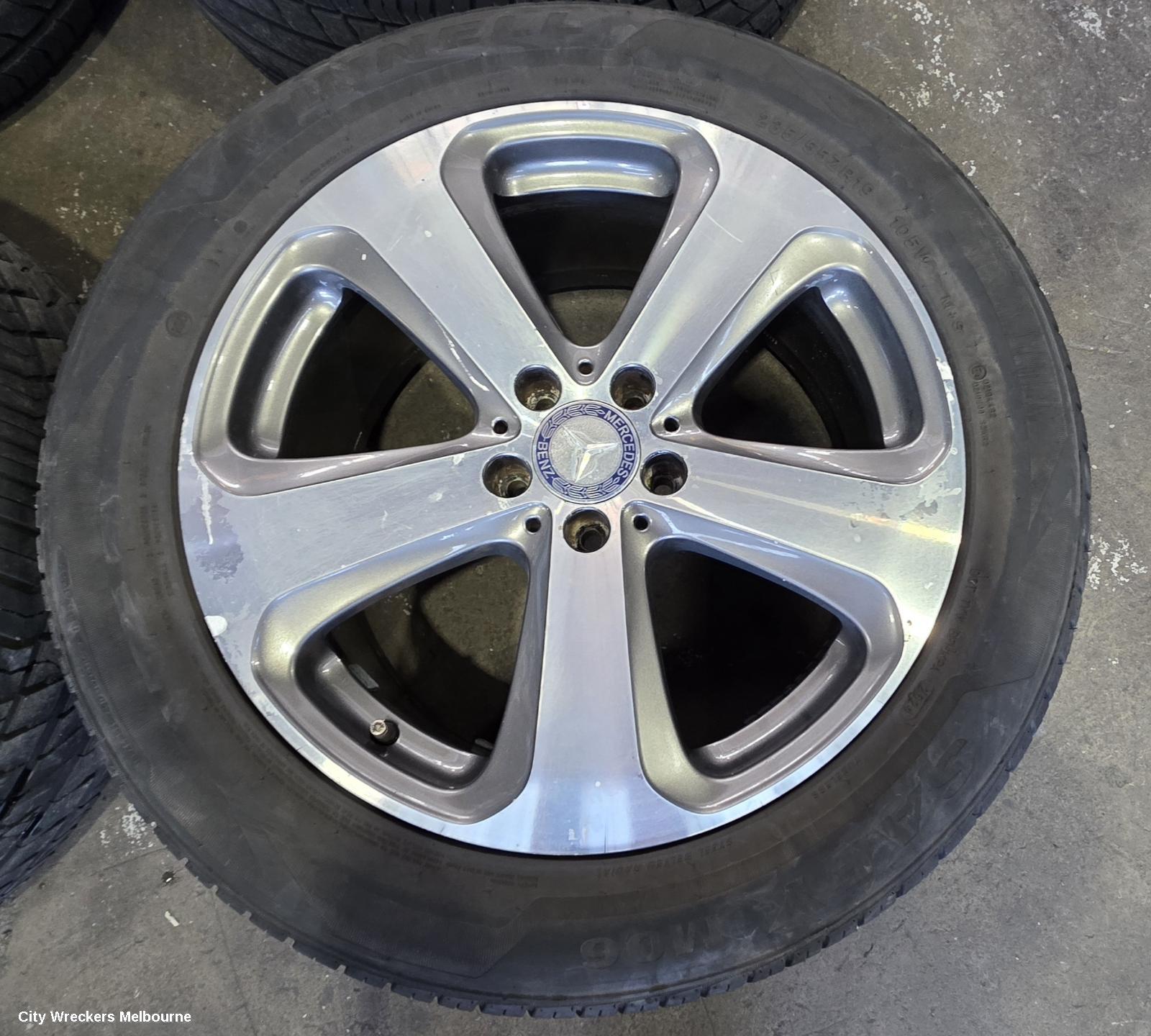 MERCEDES GLC CLASS WHEEL MAG, FACTORY, 19X8.0IN, 5 SPOKE, X253, 09/2015 - 08/2019