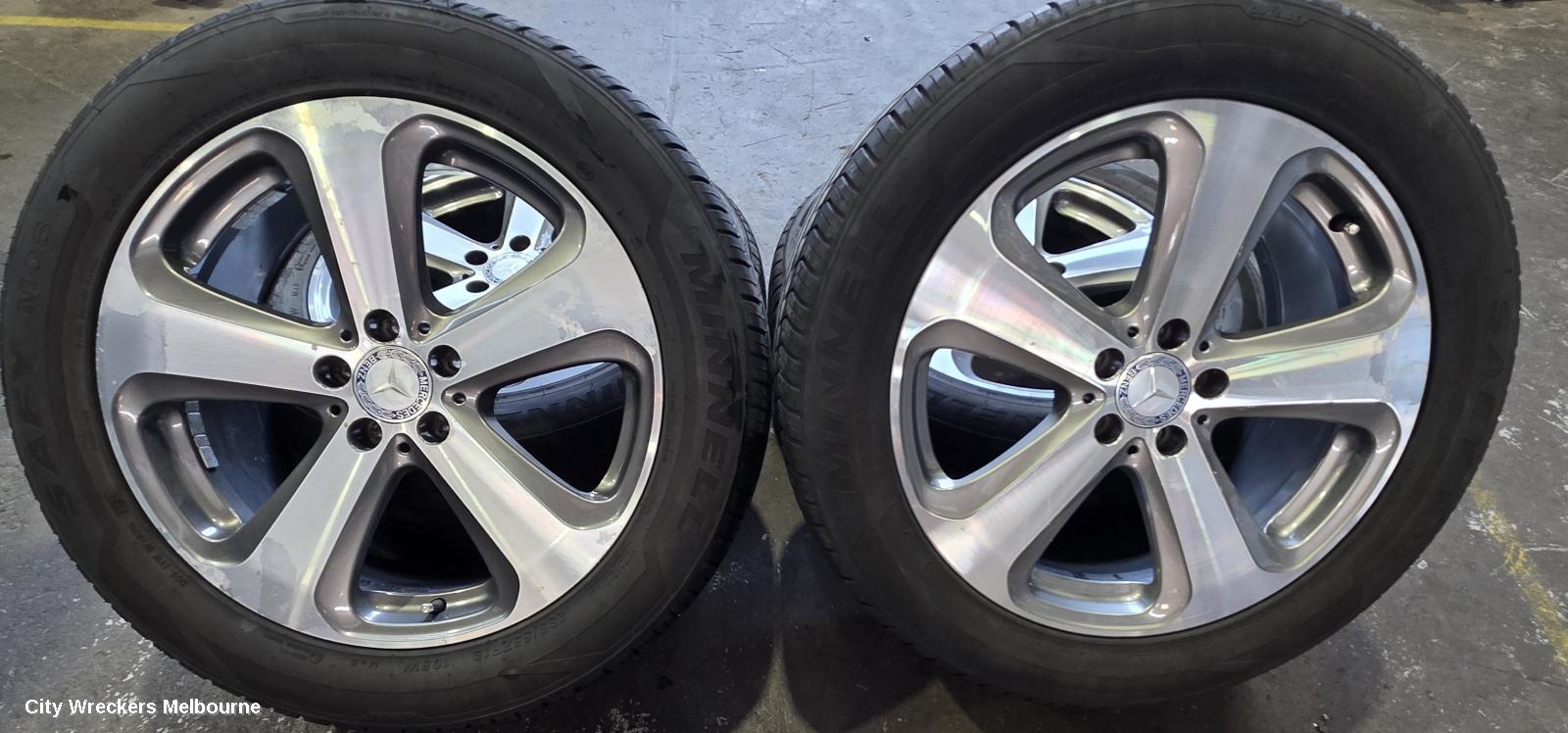 MERCEDES GLC CLASS WHEEL MAG, FACTORY, 19X8.0IN, 5 SPOKE, X253, 09/2015 - 08/2019