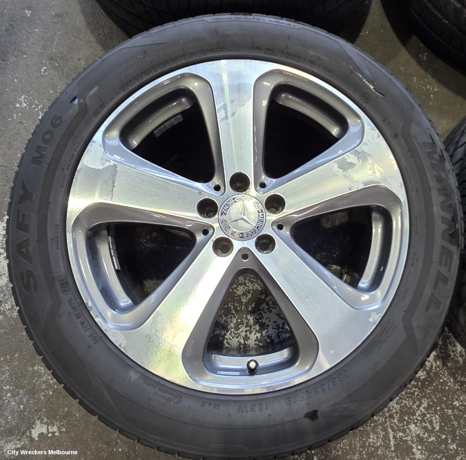 MERCEDES GLC CLASS WHEEL MAG, FACTORY, 19X8.0IN, 5 SPOKE, X253, 09/2015 - 08/2019