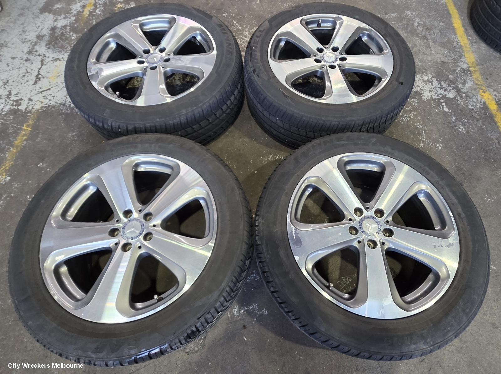 MERCEDES GLC CLASS WHEEL MAG, FACTORY, 19X8.0IN, 5 SPOKE, X253, 09/2015 - 08/2019