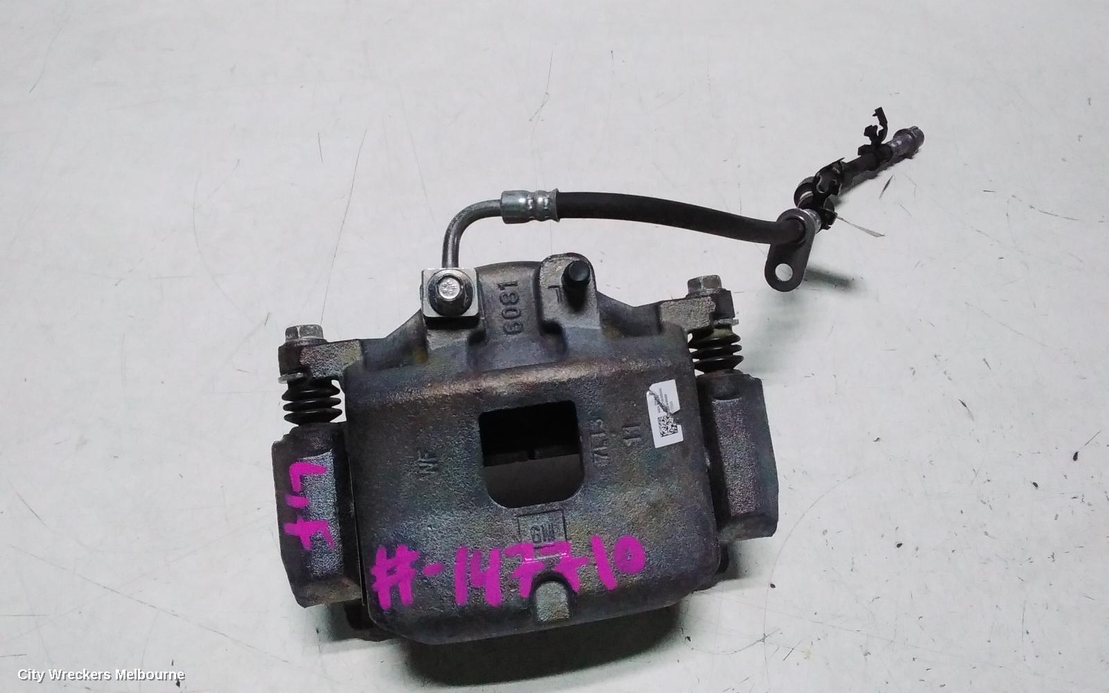 HOLDEN COMMODORE CALIPER, LH FRONT, NON VXR TYPE, ZB, 10/2017 - 12/2020