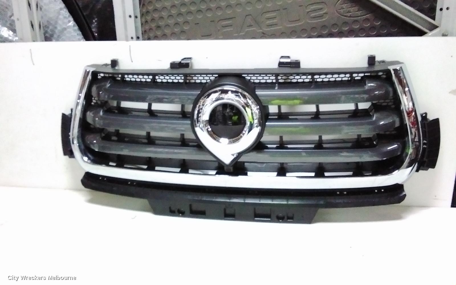 GREAT WALL CANNON UTE GRILLE, NPW, RADIATOR GRILLE, W/ 3 STRIPES TYPE, GREY, 09/2020 - 10/2024