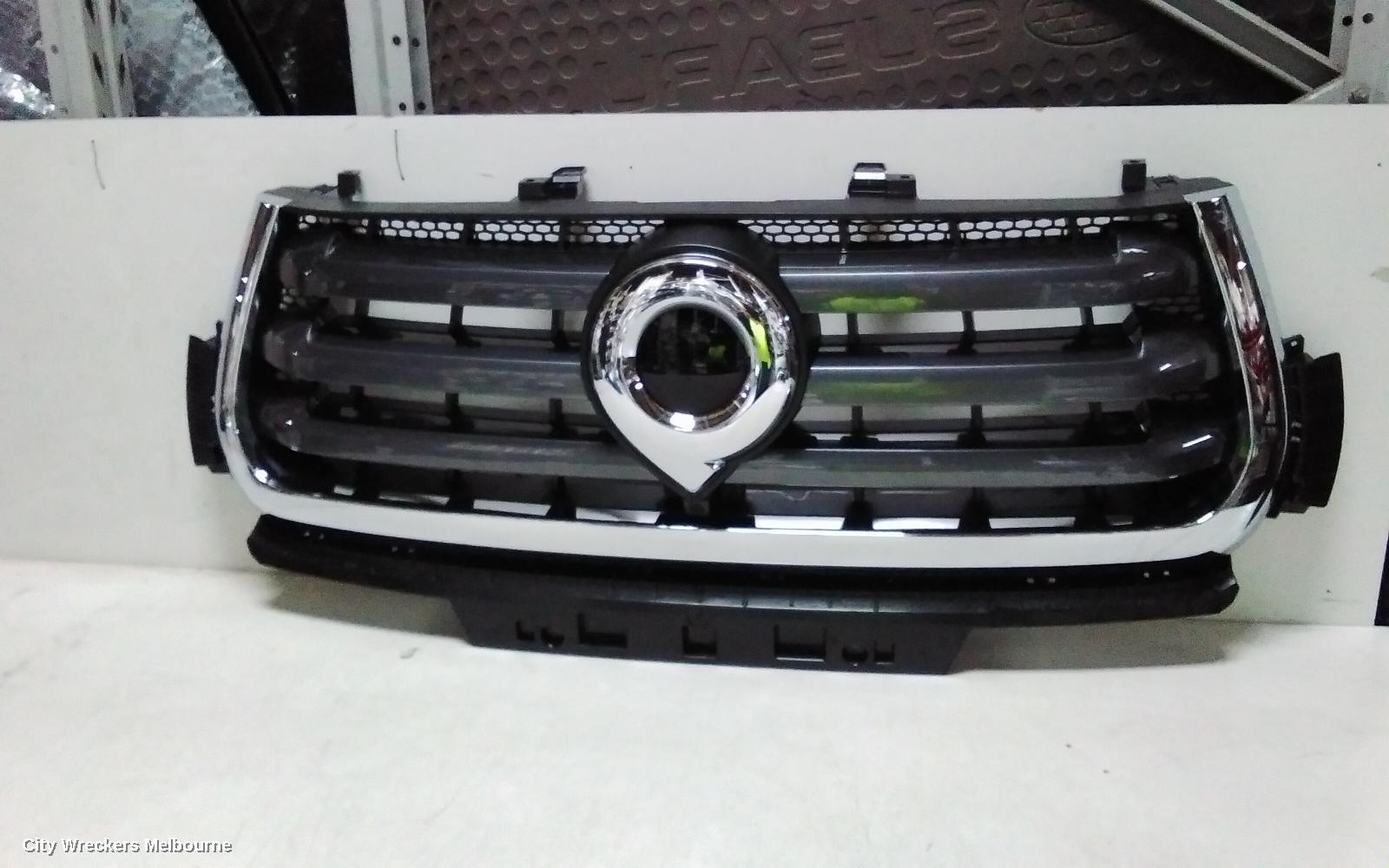 GREAT WALL CANNON UTE GRILLE, NPW, RADIATOR GRILLE, W/ 3 STRIPES TYPE, GREY, 09/2020 - 10/2024