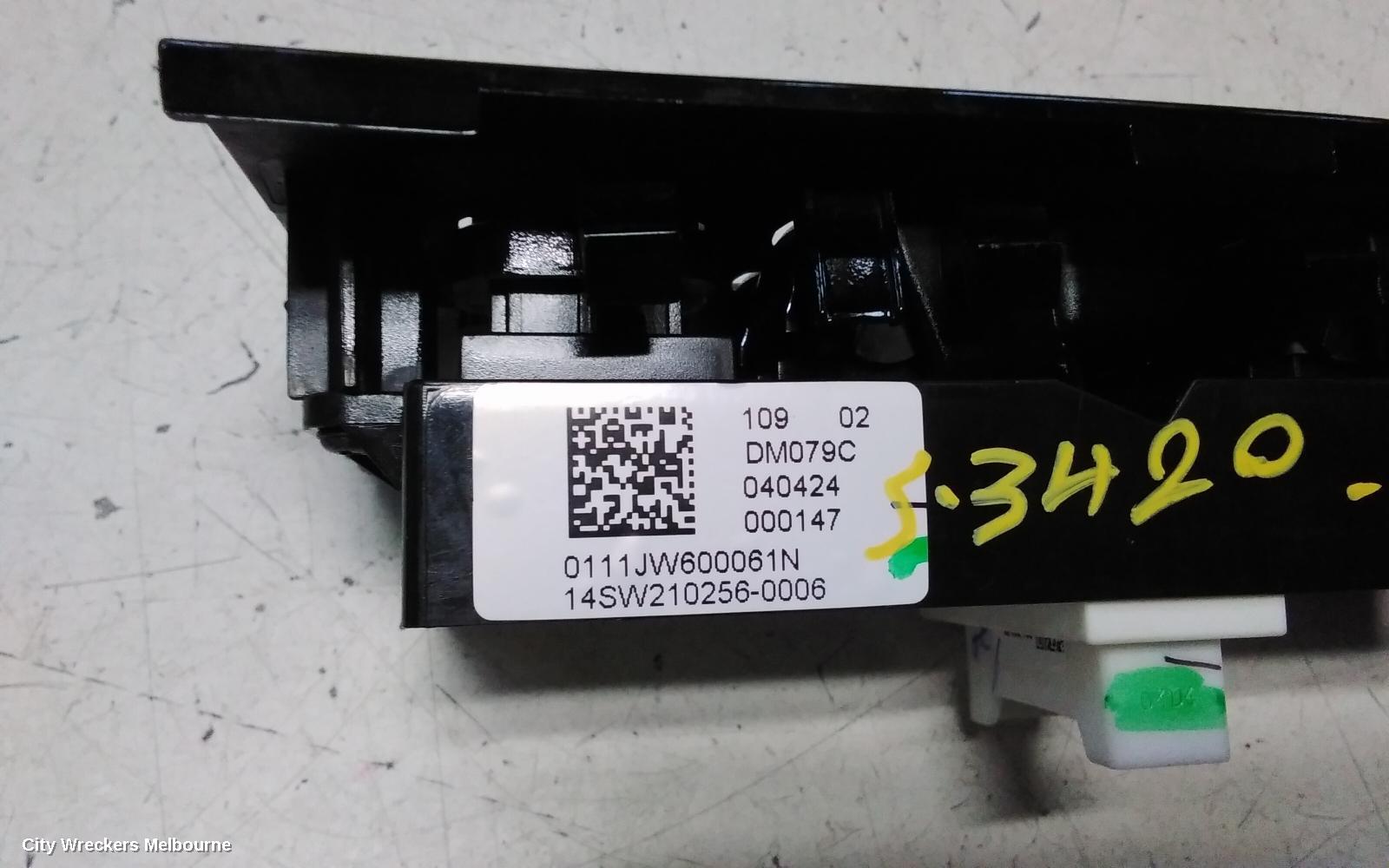 MAHINDRA XUV700 PWR DR WIND SWITCH, W601, RH FRONT (MASTER), 01/2023 ONWARDS