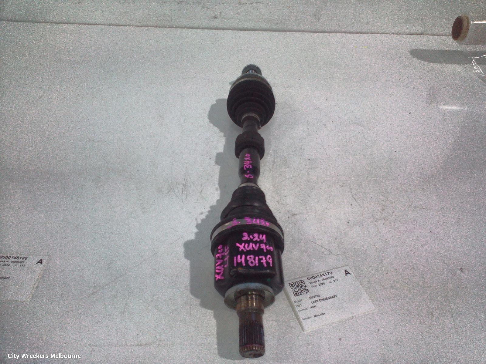 MAHINDRA XUV700 LEFT DRIVESHAFT, W601, 01/2023 ONWARDS