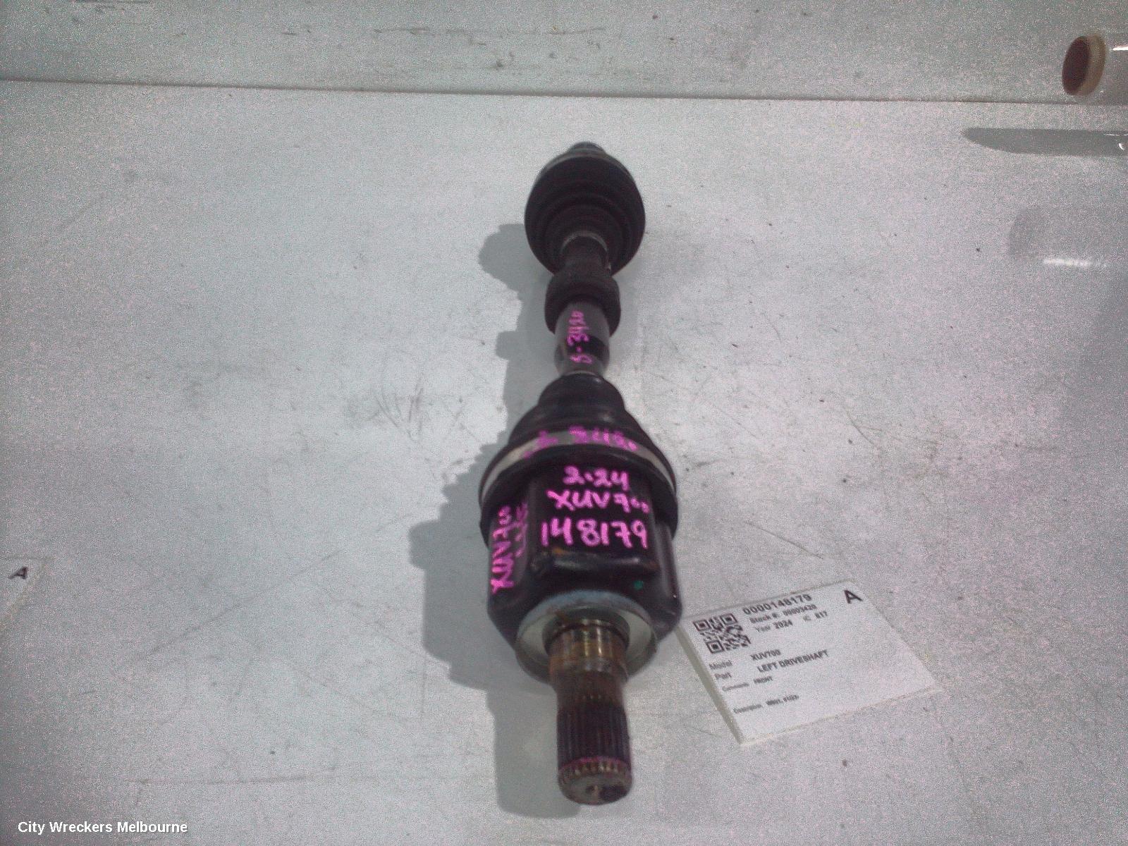 MAHINDRA XUV700 LEFT DRIVESHAFT, W601, 01/2023 ONWARDS