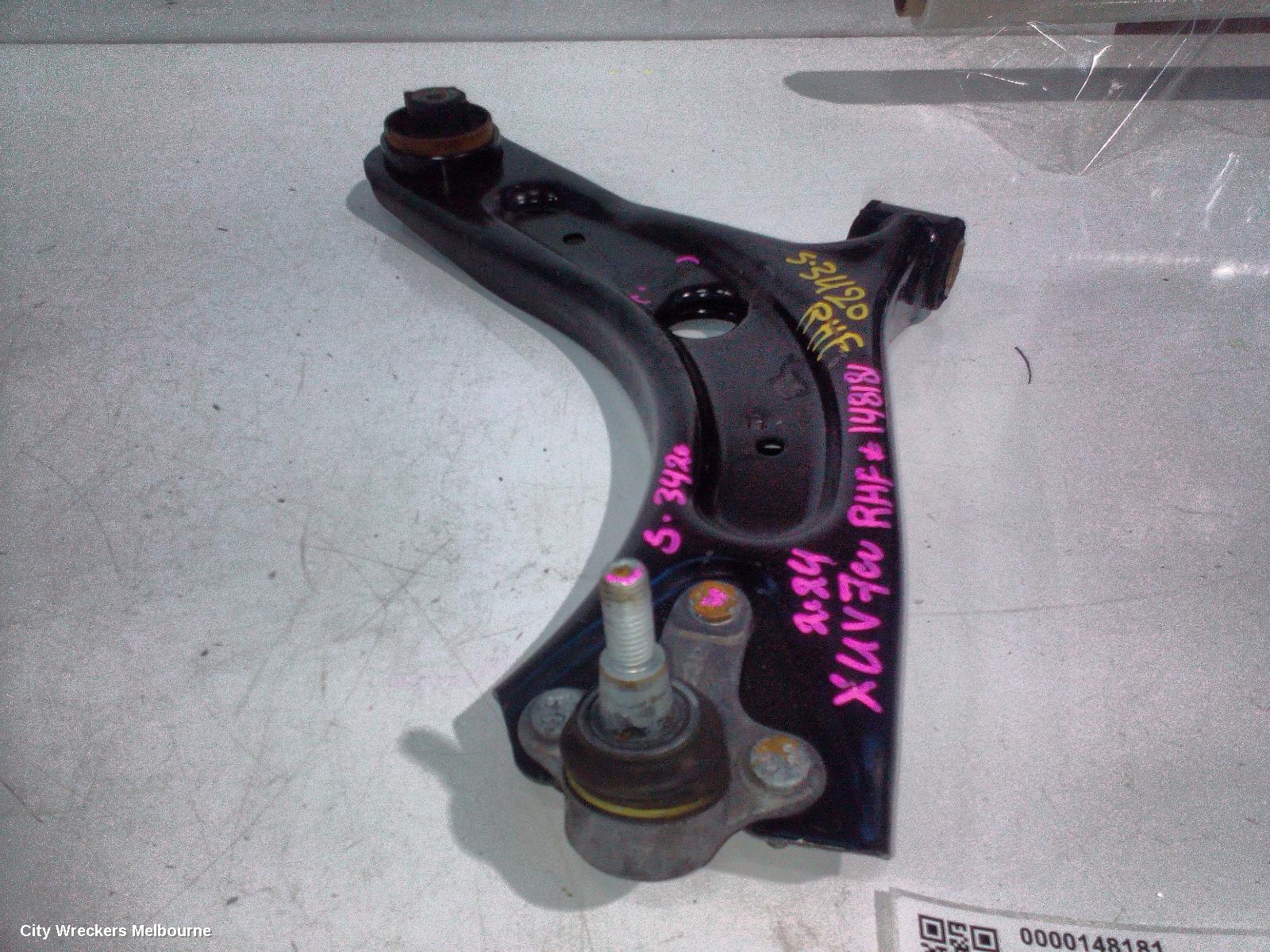 MAHINDRA XUV700 RIGHT FRONT LOWER CONTROL ARM, W601, 01/2023 ONWARDS