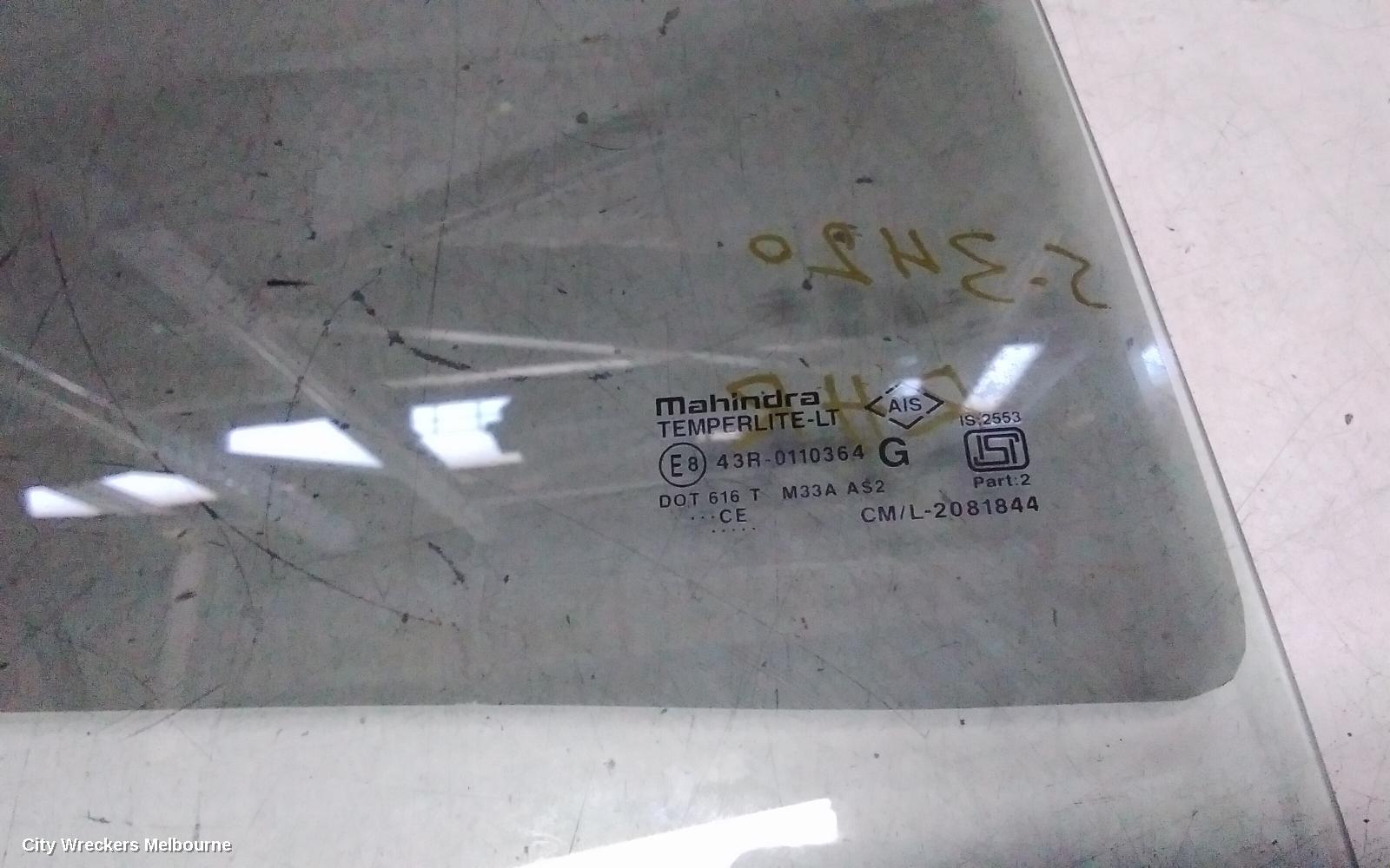 MAHINDRA XUV700 RIGHT REAR DOOR WINDOW, W601, 01/2023 ONWARDS