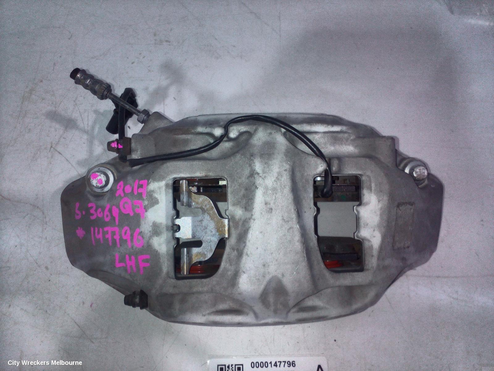 AUDI Q7 CALIPER, 4M, LH FRONT, GREY, 375MM ROTOR, 07/2015 ONWARDS
