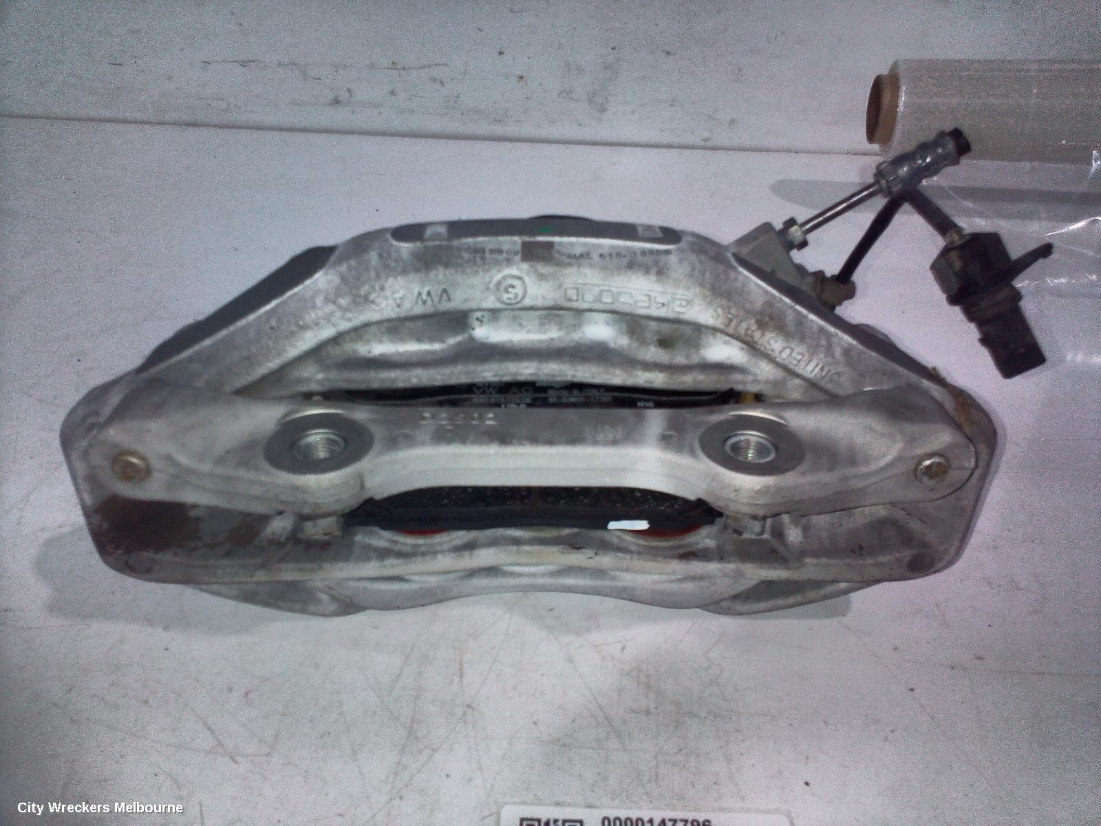AUDI Q7 CALIPER, 4M, LH FRONT, GREY, 375MM ROTOR, 07/2015 ONWARDS