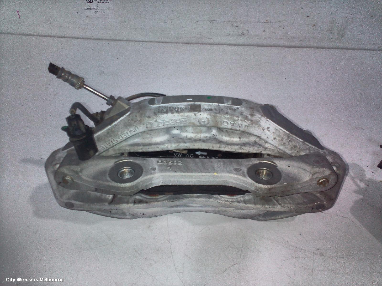 AUDI Q7 CALIPER, 4M, RH FRONT, GREY, 375MM ROTOR, 07/2015 ONWARDS